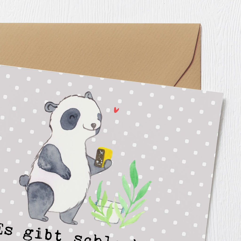 Deluxe Karte Panda Geocaching Karte, Grußkarte, Klappkarte, Einladungskarte, Glückwunschkarte, Hochzeitskarte, Geburtstagskarte, Hochwertige Grußkarte, Hochwertige Klappkarte, Geschenk, Sport, Sportart, Hobby, Schenken, Danke, Dankeschön, Auszeichnung, Gewinn, Sportler, Geocaching, Schatzsuchen, GPS Schnitzeljagd, Opencaching