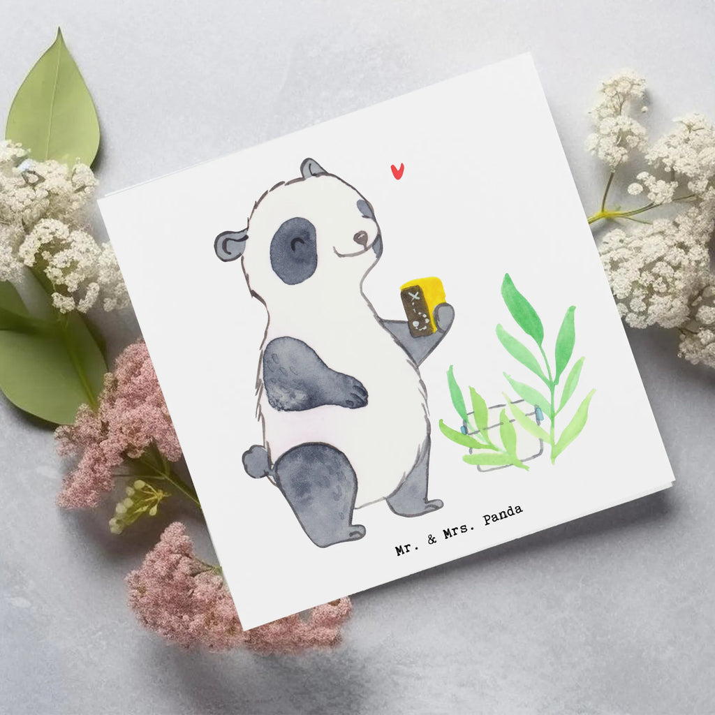 Deluxe Karte Panda Geocaching Karte, Grußkarte, Klappkarte, Einladungskarte, Glückwunschkarte, Hochzeitskarte, Geburtstagskarte, Hochwertige Grußkarte, Hochwertige Klappkarte, Geschenk, Sport, Sportart, Hobby, Schenken, Danke, Dankeschön, Auszeichnung, Gewinn, Sportler, Geocaching, Schatzsuchen, GPS Schnitzeljagd, Opencaching