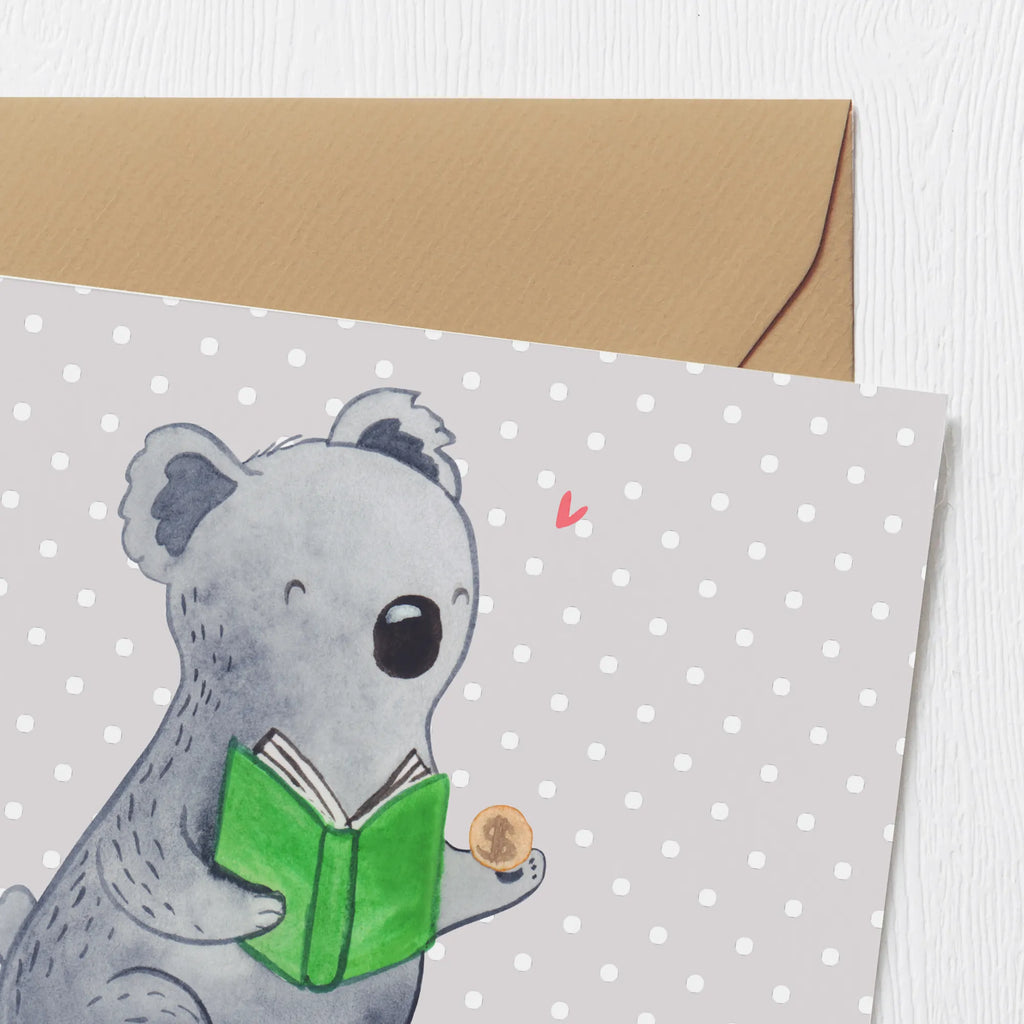 Deluxe Karte Koala Münzen sammeln Karte, Grußkarte, Klappkarte, Einladungskarte, Glückwunschkarte, Hochzeitskarte, Geburtstagskarte, Hochwertige Grußkarte, Hochwertige Klappkarte, Geschenk, Sport, Sportart, Hobby, Schenken, Danke, Dankeschön, Auszeichnung, Gewinn, Sportler, Münzen sammeln, Numismatik, Münzen aus aller Welt