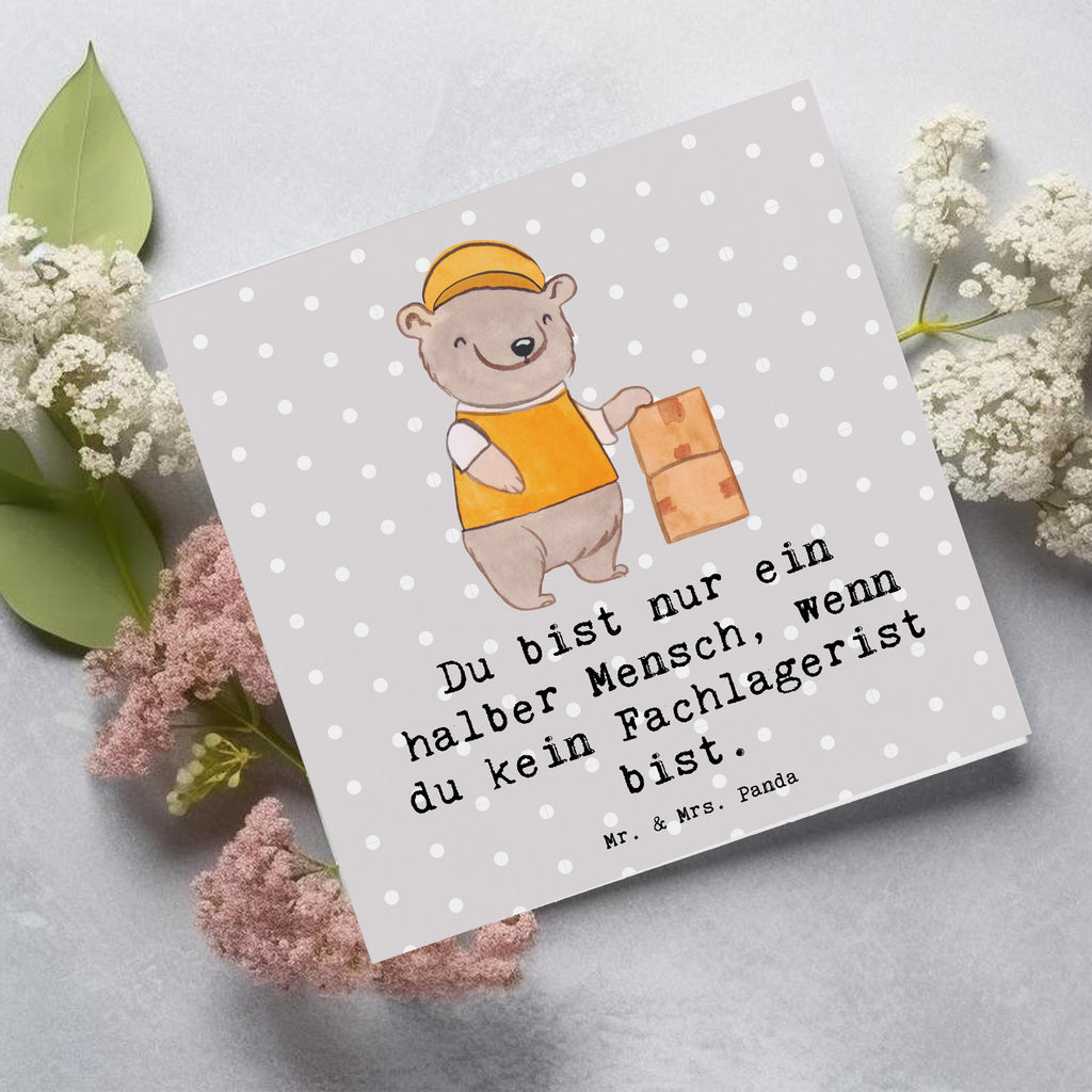 Deluxe Karte Fachlagerist Herz Karte, Grußkarte, Klappkarte, Einladungskarte, Glückwunschkarte, Hochzeitskarte, Geburtstagskarte, Hochwertige Grußkarte, Hochwertige Klappkarte, Beruf, Ausbildung, Jubiläum, Abschied, Rente, Kollege, Kollegin, Geschenk, Schenken, Arbeitskollege, Mitarbeiter, Firma, Danke, Dankeschön, Lagerarbeiter, Fachlagerist, Lagerist, Lagerverwalter