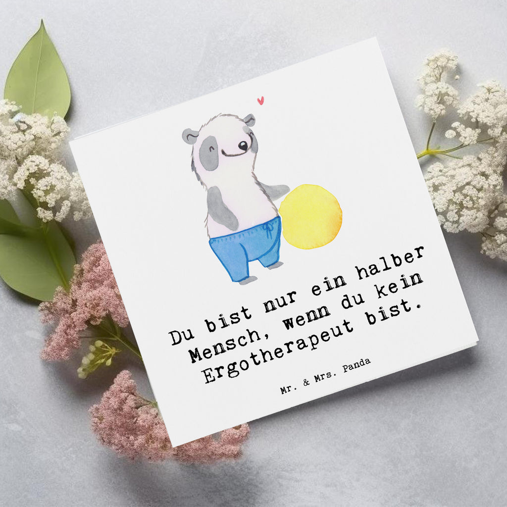 Deluxe Karte Ergotherapeut Herz Karte, Grußkarte, Klappkarte, Einladungskarte, Glückwunschkarte, Hochzeitskarte, Geburtstagskarte, Hochwertige Grußkarte, Hochwertige Klappkarte, Beruf, Ausbildung, Jubiläum, Abschied, Rente, Kollege, Kollegin, Geschenk, Schenken, Arbeitskollege, Mitarbeiter, Firma, Danke, Dankeschön, Ergotherapeut, Ergotherapie