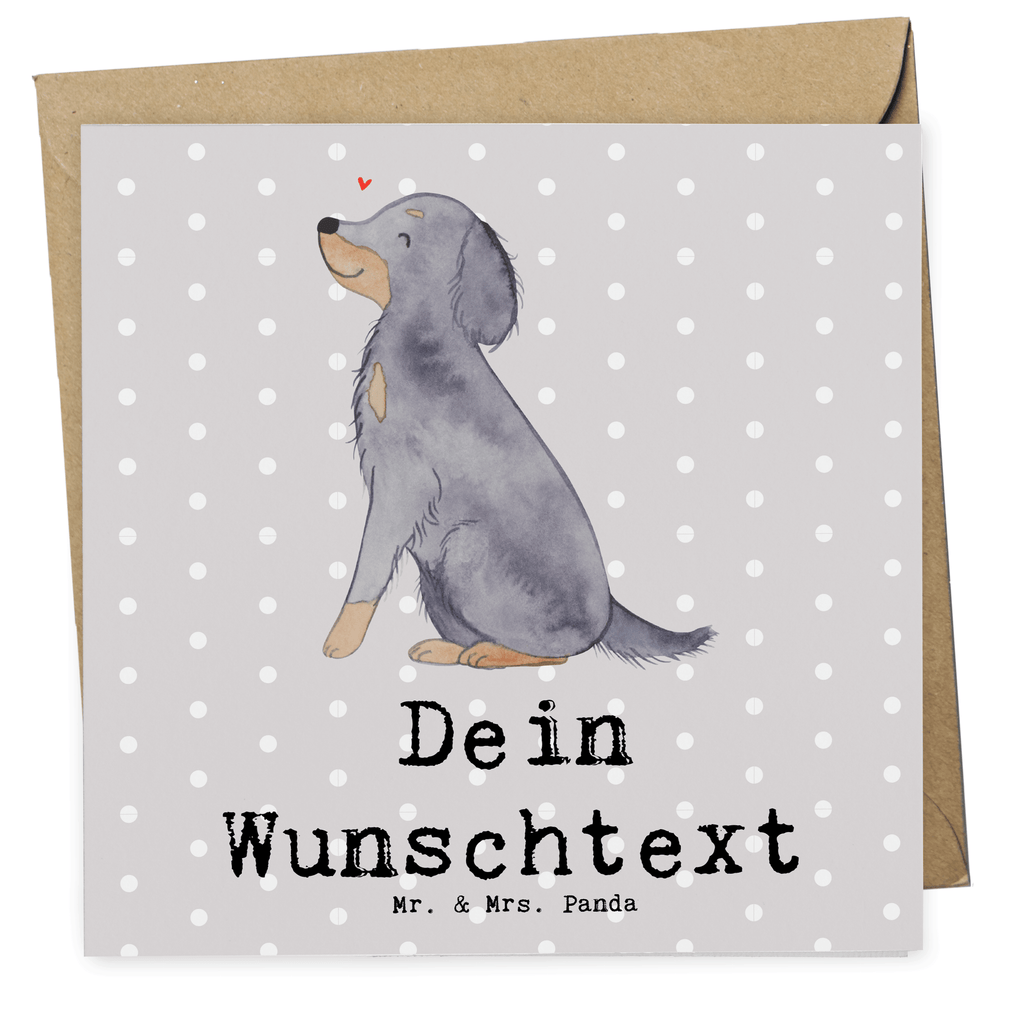 Personalisierte Deluxe Karte Gordon Setter Lebensretter Personalisierte Grußkarte, Personalisiertere Klappkarte, Personalisierte Einladungskarte, Personalisierte Glückwunschkarte, Personalisierte Hochzeitskarte, Personalisierte Geburtstagskarte, Grußkarte mit Namen, Grußkarte selber drucken, Grußkarte selbst gestalten, Grußkarte mit persönlichen Nachrichten, Grußkarte als Geldgeschenk, Grußkarten personalisiert, Personalisierte Karte, Hund, Hunderasse, Rassehund, Hundebesitzer, Geschenk, Tierfreund, Schenken, Welpe, Gordon Shetter, Jagdhund