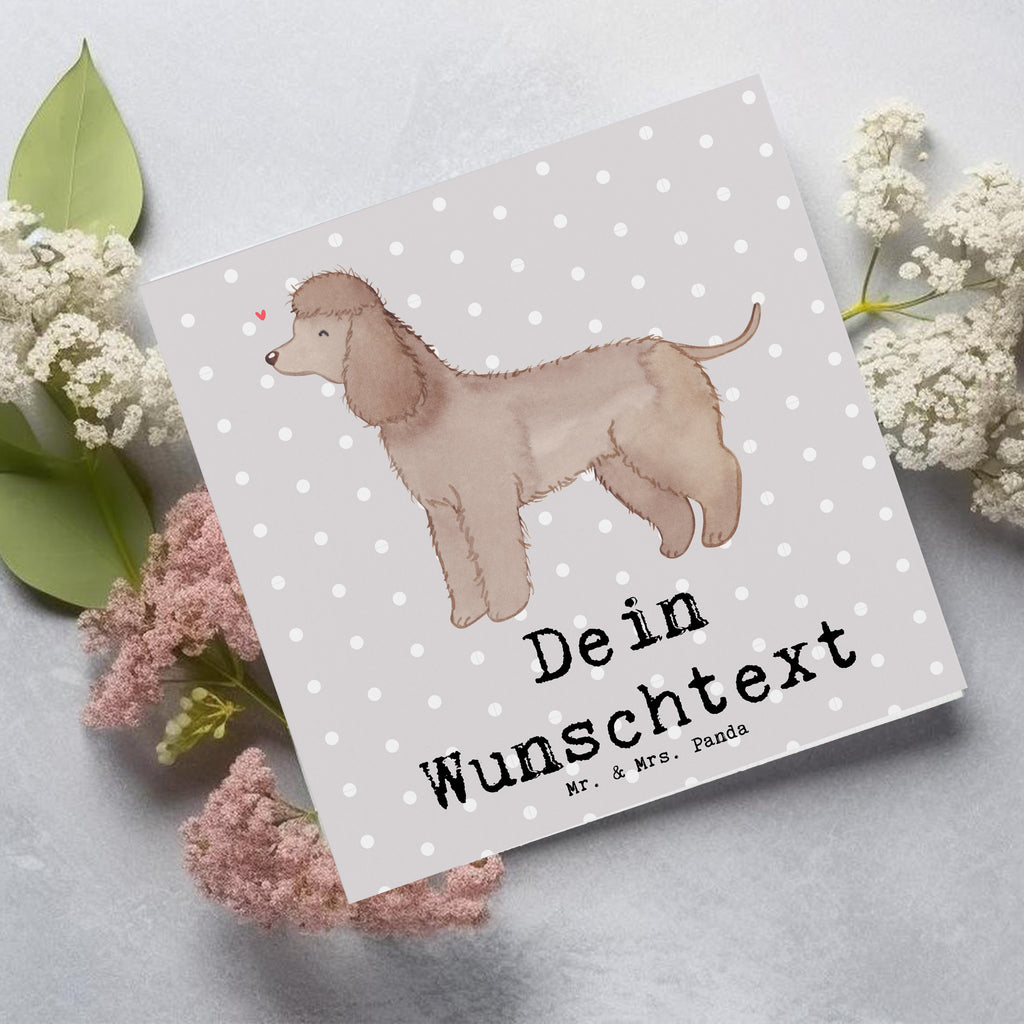 Personalisierte Deluxe Karte Irish Water Spaniel Lebensretter Personalisierte Grußkarte, Personalisiertere Klappkarte, Personalisierte Einladungskarte, Personalisierte Glückwunschkarte, Personalisierte Hochzeitskarte, Personalisierte Geburtstagskarte, Grußkarte mit Namen, Grußkarte selber drucken, Grußkarte selbst gestalten, Grußkarte mit persönlichen Nachrichten, Grußkarte als Geldgeschenk, Grußkarten personalisiert, Personalisierte Karte, Hund, Hunderasse, Rassehund, Hundebesitzer, Geschenk, Tierfreund, Schenken, Welpe, Irish Water Spaniel, Jagdhund