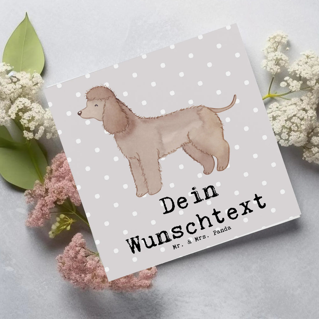 Personalisierte Deluxe Karte Irish Water Spaniel Lebensretter Personalisierte Grußkarte, Personalisiertere Klappkarte, Personalisierte Einladungskarte, Personalisierte Glückwunschkarte, Personalisierte Hochzeitskarte, Personalisierte Geburtstagskarte, Grußkarte mit Namen, Grußkarte selber drucken, Grußkarte selbst gestalten, Grußkarte mit persönlichen Nachrichten, Grußkarte als Geldgeschenk, Grußkarten personalisiert, Personalisierte Karte, Hund, Hunderasse, Rassehund, Hundebesitzer, Geschenk, Tierfreund, Schenken, Welpe, Irish Water Spaniel, Jagdhund