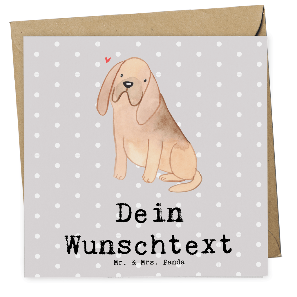 Personalisierte Deluxe Karte Bloodhound Lebensretter Personalisierte Grußkarte, Personalisiertere Klappkarte, Personalisierte Einladungskarte, Personalisierte Glückwunschkarte, Personalisierte Hochzeitskarte, Personalisierte Geburtstagskarte, Grußkarte mit Namen, Grußkarte selber drucken, Grußkarte selbst gestalten, Grußkarte mit persönlichen Nachrichten, Grußkarte als Geldgeschenk, Grußkarten personalisiert, Personalisierte Karte, Hund, Hunderasse, Rassehund, Hundebesitzer, Geschenk, Tierfreund, Schenken, Welpe, Bluthund, Bloodhound, St. Hubertushund, Chien de Saint Hubert