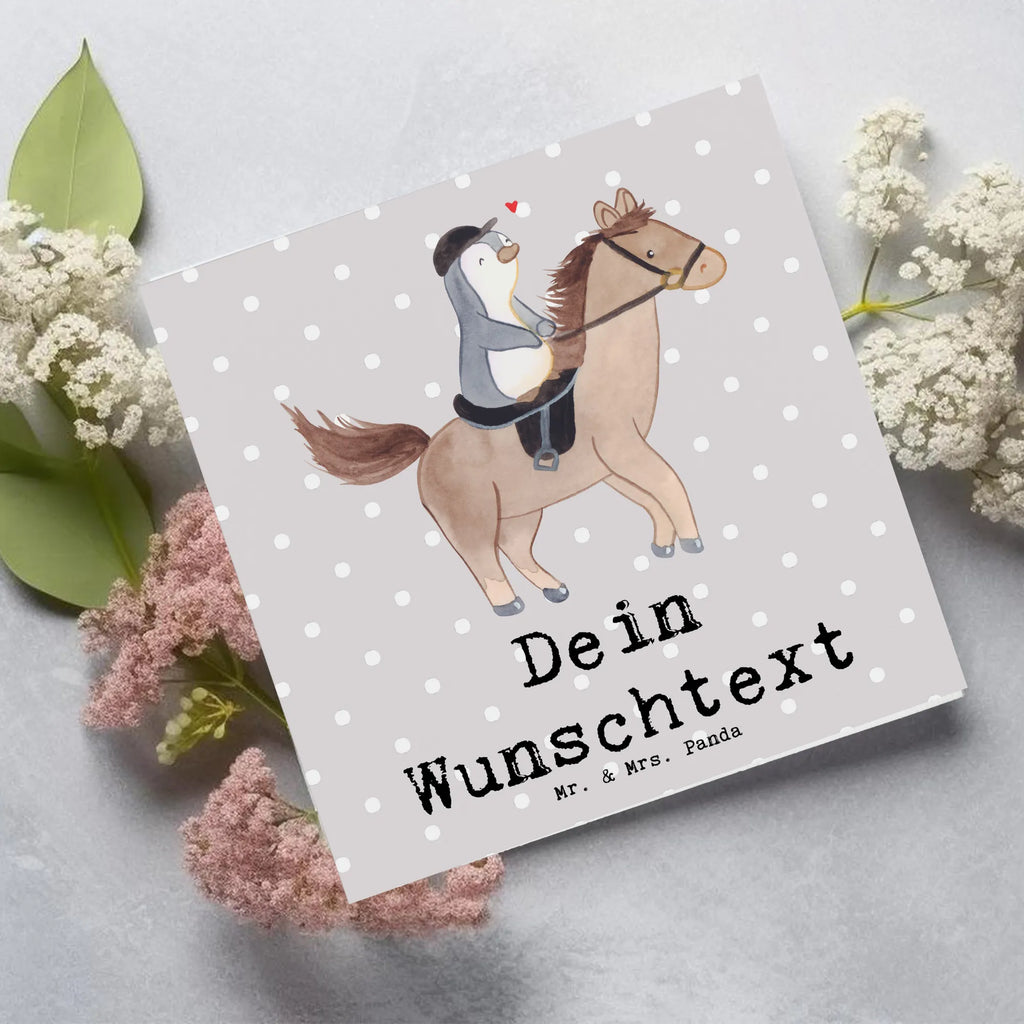 Personalisierte Deluxe Karte Pferd Reiten Personalisierte Grußkarte, Personalisiertere Klappkarte, Personalisierte Einladungskarte, Personalisierte Glückwunschkarte, Personalisierte Hochzeitskarte, Personalisierte Geburtstagskarte, Grußkarte mit Namen, Grußkarte selber drucken, Grußkarte selbst gestalten, Grußkarte mit persönlichen Nachrichten, Grußkarte als Geldgeschenk, Grußkarten personalisiert, Personalisierte Karte, Geschenk, Sport, Sportart, Hobby, Schenken, Danke, Dankeschön, Auszeichnung, Gewinn, Sportler, Reiten, Reitsport, Reitverein, Reitstall, Pferde