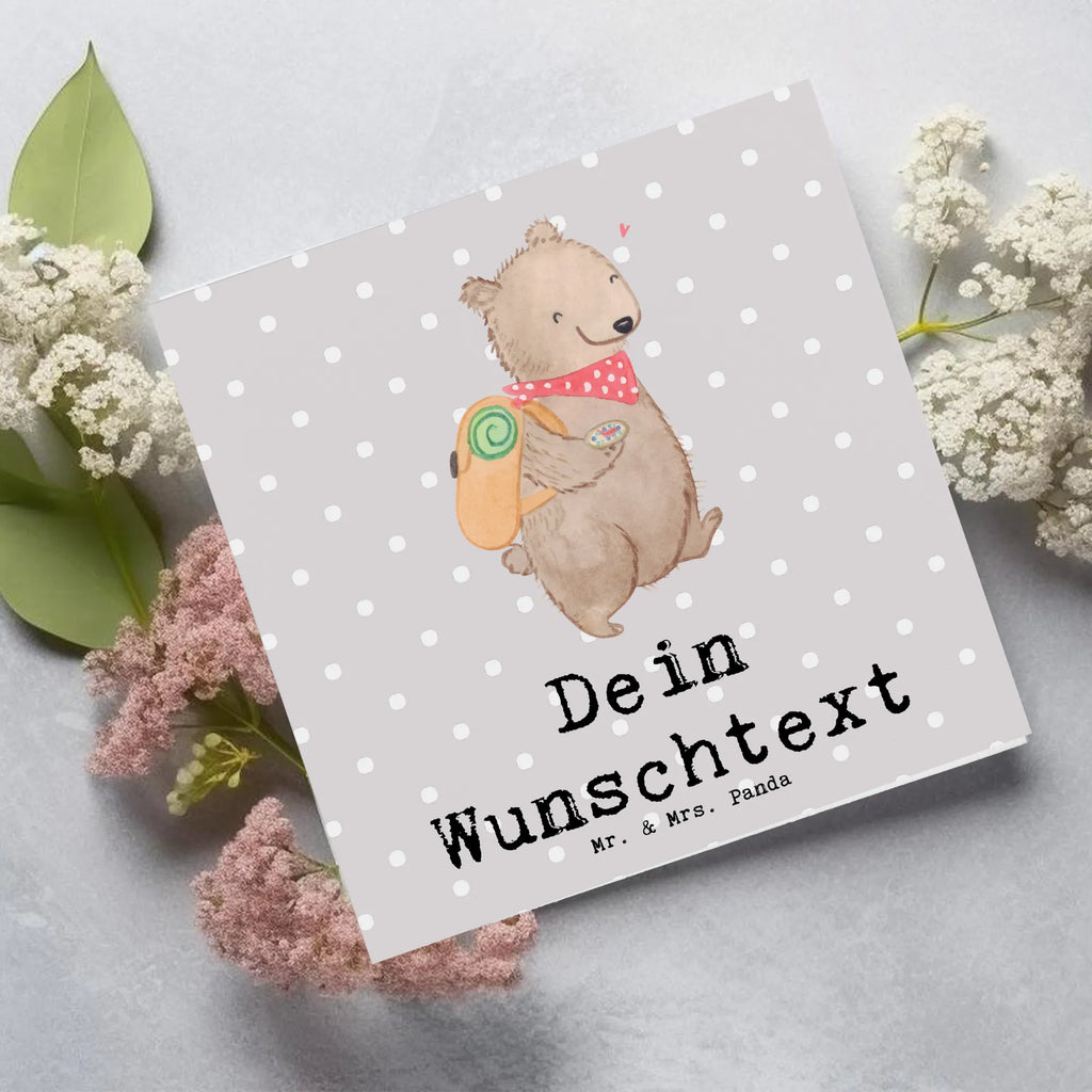 Personalisierte Deluxe Karte Bär Wandern Personalisierte Grußkarte, Personalisiertere Klappkarte, Personalisierte Einladungskarte, Personalisierte Glückwunschkarte, Personalisierte Hochzeitskarte, Personalisierte Geburtstagskarte, Grußkarte mit Namen, Grußkarte selber drucken, Grußkarte selbst gestalten, Grußkarte mit persönlichen Nachrichten, Grußkarte als Geldgeschenk, Grußkarten personalisiert, Personalisierte Karte, Geschenk, Sport, Sportart, Hobby, Schenken, Danke, Dankeschön, Auszeichnung, Gewinn, Sportler, Wandern, Bergsteigen, Wintertouren, Outdoor Sport, Freizeitsport, Spazieren, Natur entdecken