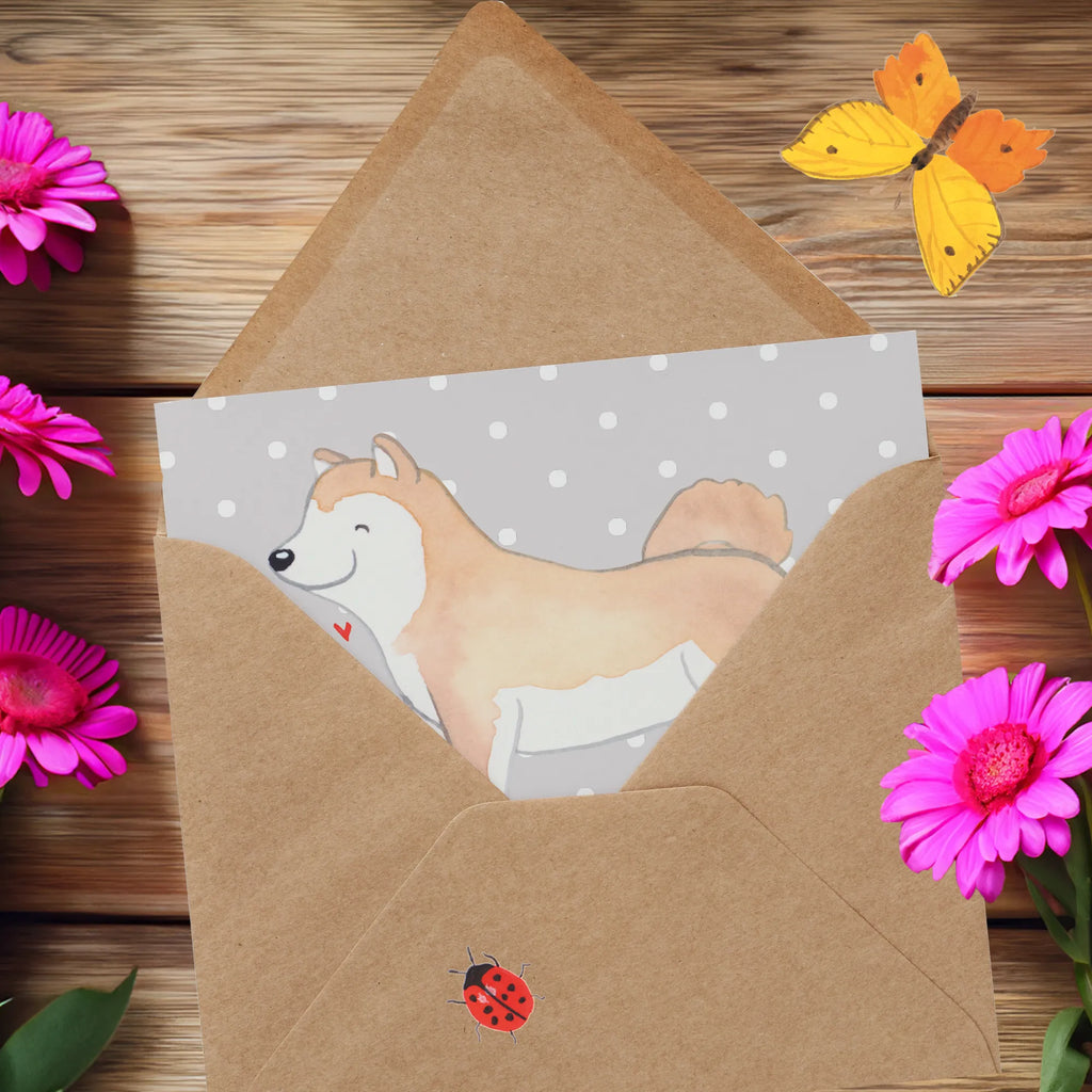 Personalisierte Deluxe Karte Akita Inu Lebensretter Personalisierte Grußkarte, Personalisiertere Klappkarte, Personalisierte Einladungskarte, Personalisierte Glückwunschkarte, Personalisierte Hochzeitskarte, Personalisierte Geburtstagskarte, Grußkarte mit Namen, Grußkarte selber drucken, Grußkarte selbst gestalten, Grußkarte mit persönlichen Nachrichten, Grußkarte als Geldgeschenk, Grußkarten personalisiert, Personalisierte Karte, Hund, Hunderasse, Rassehund, Hundebesitzer, Geschenk, Tierfreund, Schenken, Welpe