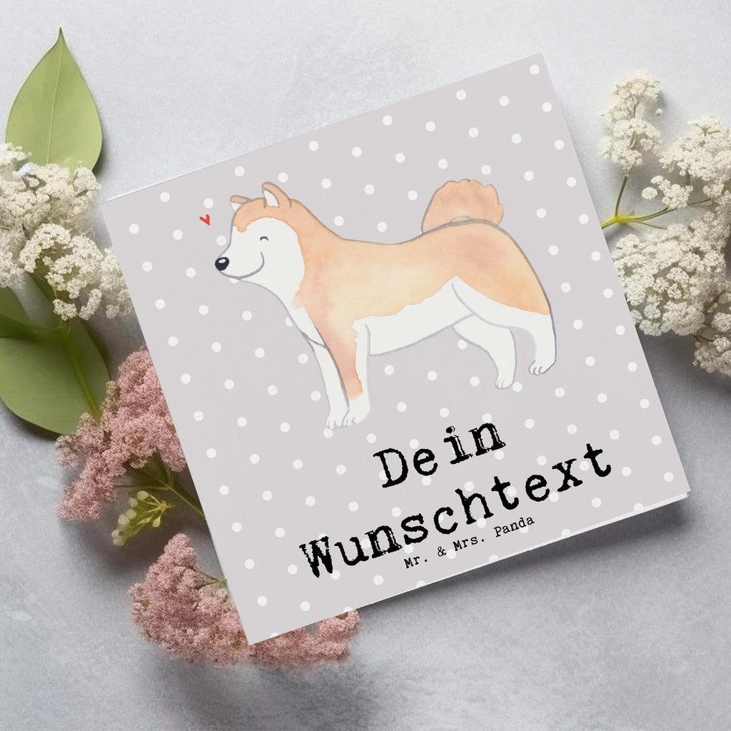 Personalisierte Deluxe Karte Akita Inu Lebensretter Personalisierte Grußkarte, Personalisiertere Klappkarte, Personalisierte Einladungskarte, Personalisierte Glückwunschkarte, Personalisierte Hochzeitskarte, Personalisierte Geburtstagskarte, Grußkarte mit Namen, Grußkarte selber drucken, Grußkarte selbst gestalten, Grußkarte mit persönlichen Nachrichten, Grußkarte als Geldgeschenk, Grußkarten personalisiert, Personalisierte Karte, Hund, Hunderasse, Rassehund, Hundebesitzer, Geschenk, Tierfreund, Schenken, Welpe