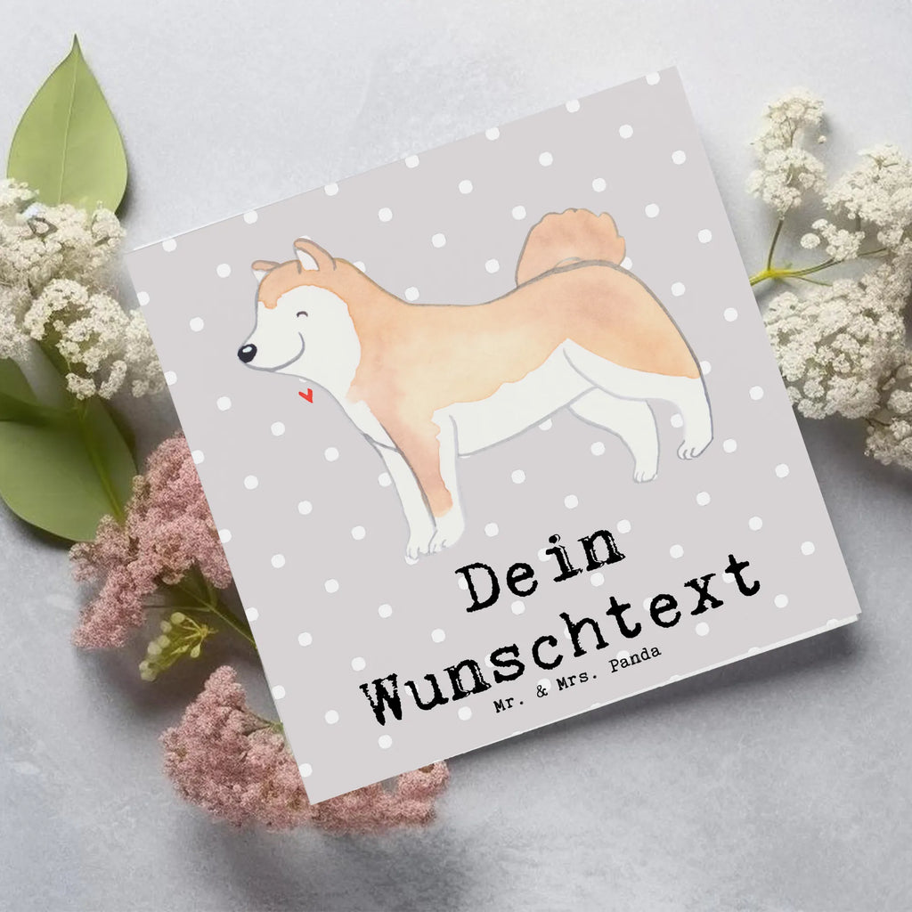 Personalisierte Deluxe Karte Akita Inu Lebensretter Personalisierte Grußkarte, Personalisiertere Klappkarte, Personalisierte Einladungskarte, Personalisierte Glückwunschkarte, Personalisierte Hochzeitskarte, Personalisierte Geburtstagskarte, Grußkarte mit Namen, Grußkarte selber drucken, Grußkarte selbst gestalten, Grußkarte mit persönlichen Nachrichten, Grußkarte als Geldgeschenk, Grußkarten personalisiert, Personalisierte Karte, Hund, Hunderasse, Rassehund, Hundebesitzer, Geschenk, Tierfreund, Schenken, Welpe