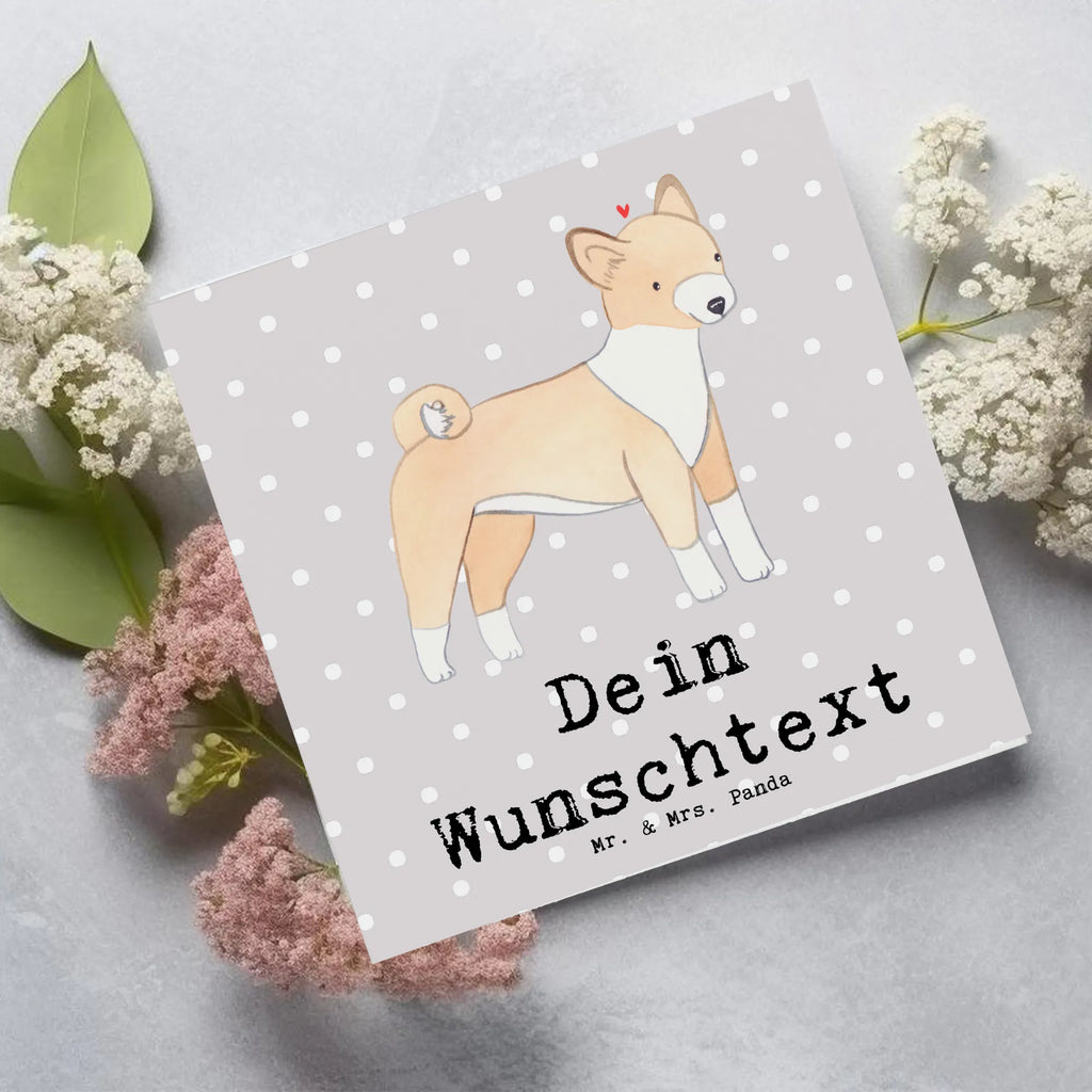 Personalisierte Deluxe Karte Basenji Lebensretter Personalisierte Grußkarte, Personalisiertere Klappkarte, Personalisierte Einladungskarte, Personalisierte Glückwunschkarte, Personalisierte Hochzeitskarte, Personalisierte Geburtstagskarte, Grußkarte mit Namen, Grußkarte selber drucken, Grußkarte selbst gestalten, Grußkarte mit persönlichen Nachrichten, Grußkarte als Geldgeschenk, Grußkarten personalisiert, Personalisierte Karte, Hund, Hunderasse, Rassehund, Hundebesitzer, Geschenk, Tierfreund, Schenken, Welpe, Kongo-Terrier, Basenji