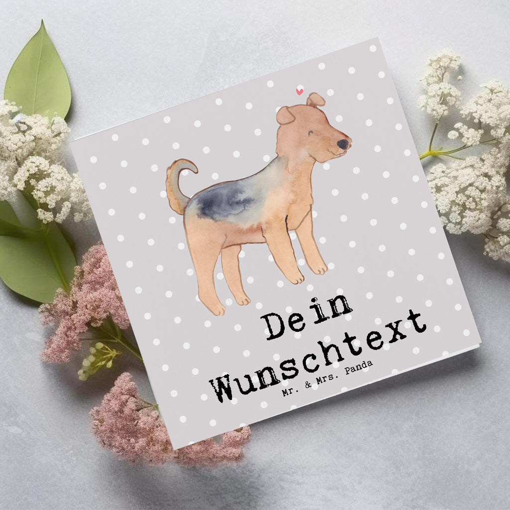 Personalisierte Deluxe Karte Airedale Terrier Lebensretter Personalisierte Grußkarte, Personalisiertere Klappkarte, Personalisierte Einladungskarte, Personalisierte Glückwunschkarte, Personalisierte Hochzeitskarte, Personalisierte Geburtstagskarte, Grußkarte mit Namen, Grußkarte selber drucken, Grußkarte selbst gestalten, Grußkarte mit persönlichen Nachrichten, Grußkarte als Geldgeschenk, Grußkarten personalisiert, Personalisierte Karte, Hund, Hunderasse, Rassehund, Hundebesitzer, Geschenk, Tierfreund, Schenken, Welpe