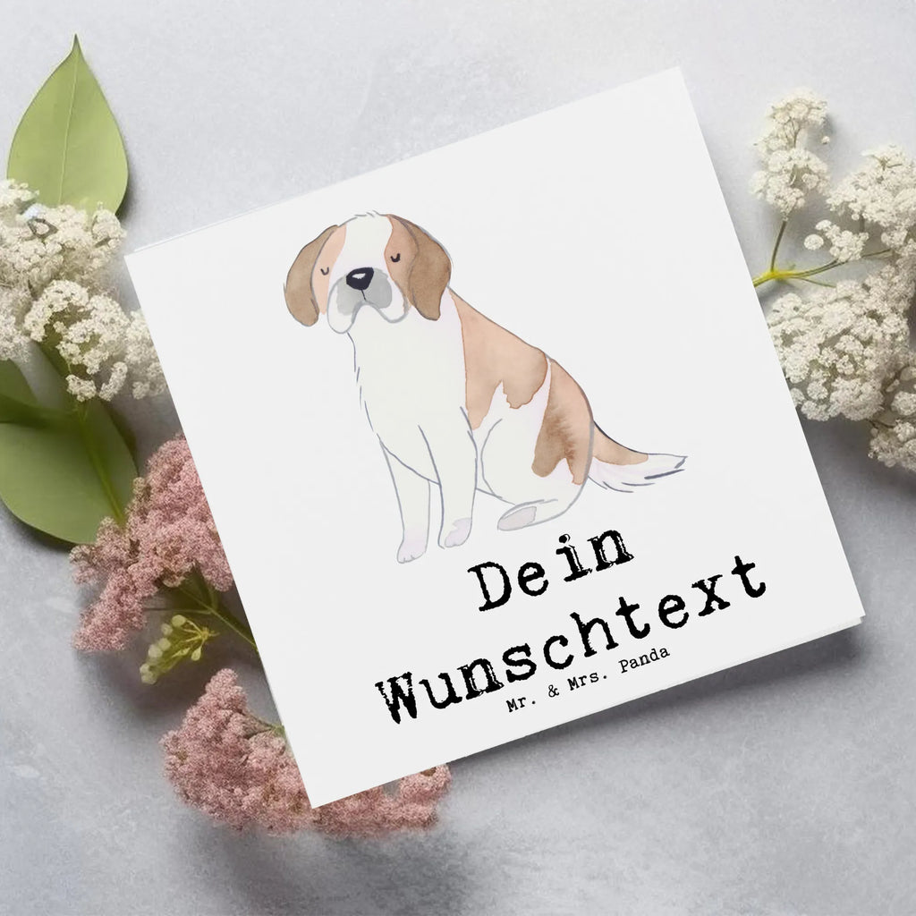 Personalisierte Deluxe Karte Saint Bernard Lebensretter Personalisierte Grußkarte, Personalisiertere Klappkarte, Personalisierte Einladungskarte, Personalisierte Glückwunschkarte, Personalisierte Hochzeitskarte, Personalisierte Geburtstagskarte, Grußkarte mit Namen, Grußkarte selber drucken, Grußkarte selbst gestalten, Grußkarte mit persönlichen Nachrichten, Grußkarte als Geldgeschenk, Grußkarten personalisiert, Personalisierte Karte, Hund, Hunderasse, Rassehund, Hundebesitzer, Geschenk, Tierfreund, Schenken, Welpe, St. Bernhardshund, Chien du Saint-Bernard, Saint Bernard Dog, Perro San Bernardo, Saint Bernard