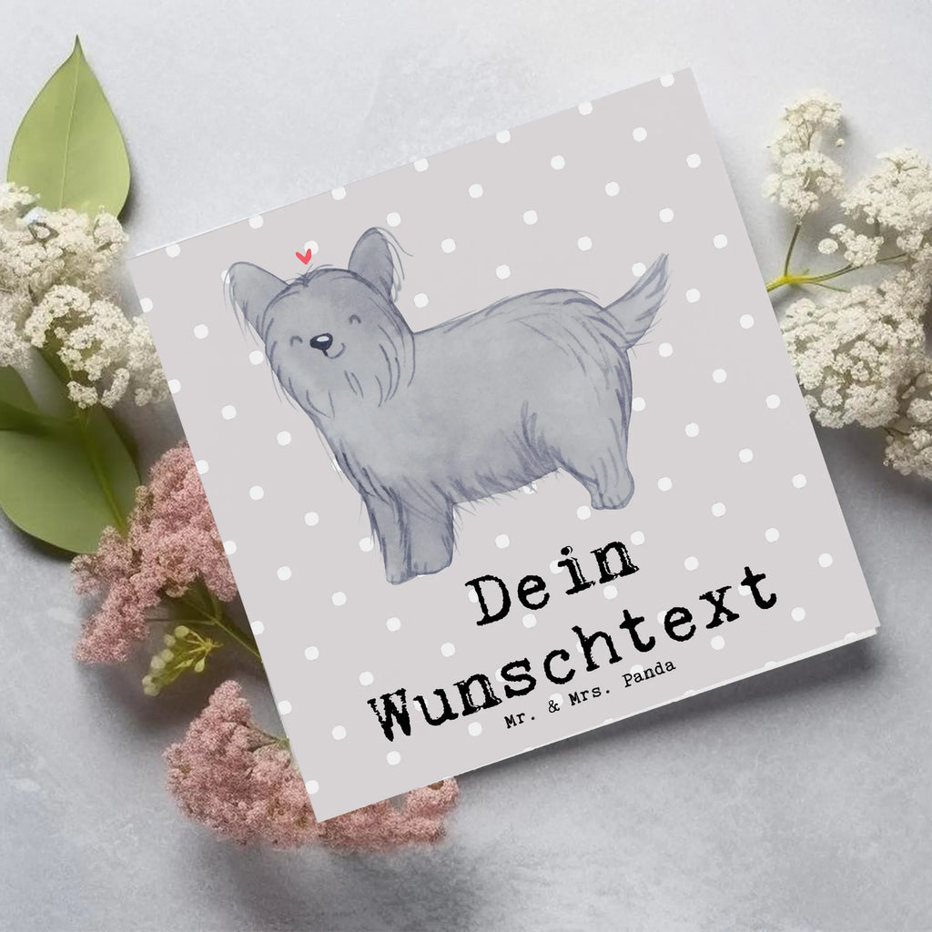 Personalisierte Deluxe Karte Skye Terrier Lebensretter Personalisierte Grußkarte, Personalisiertere Klappkarte, Personalisierte Einladungskarte, Personalisierte Glückwunschkarte, Personalisierte Hochzeitskarte, Personalisierte Geburtstagskarte, Grußkarte mit Namen, Grußkarte selber drucken, Grußkarte selbst gestalten, Grußkarte mit persönlichen Nachrichten, Grußkarte als Geldgeschenk, Grußkarten personalisiert, Personalisierte Karte, Hund, Hunderasse, Rassehund, Hundebesitzer, Geschenk, Tierfreund, Schenken, Welpe, Skye Terrier, Terrier