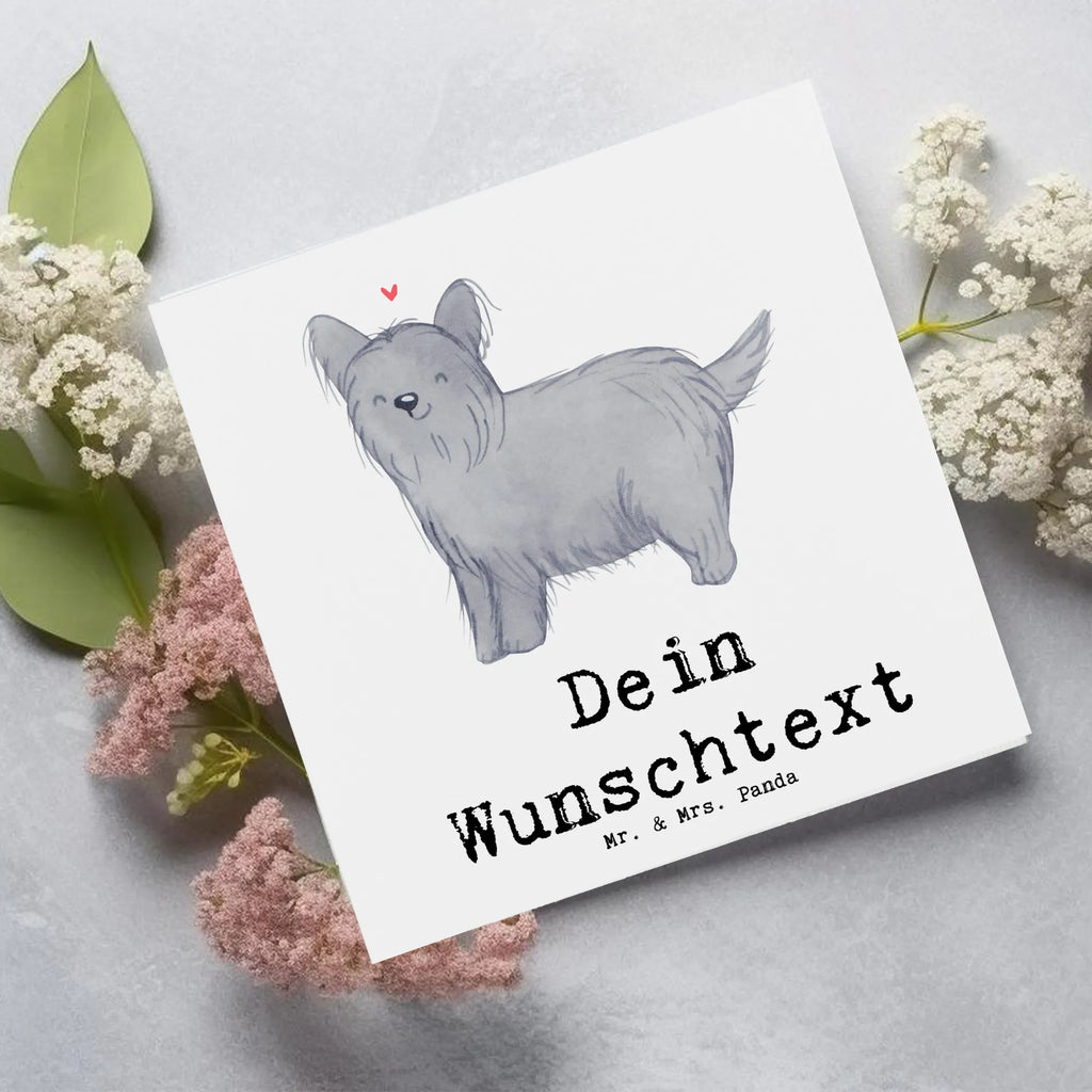 Personalisierte Deluxe Karte Skye Terrier Lebensretter Personalisierte Grußkarte, Personalisiertere Klappkarte, Personalisierte Einladungskarte, Personalisierte Glückwunschkarte, Personalisierte Hochzeitskarte, Personalisierte Geburtstagskarte, Grußkarte mit Namen, Grußkarte selber drucken, Grußkarte selbst gestalten, Grußkarte mit persönlichen Nachrichten, Grußkarte als Geldgeschenk, Grußkarten personalisiert, Personalisierte Karte, Hund, Hunderasse, Rassehund, Hundebesitzer, Geschenk, Tierfreund, Schenken, Welpe, Skye Terrier, Terrier