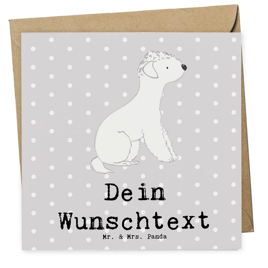 Personalisierte Deluxe Karte Bedlington Terrier Lebensretter Personalisierte Grußkarte, Personalisiertere Klappkarte, Personalisierte Einladungskarte, Personalisierte Glückwunschkarte, Personalisierte Hochzeitskarte, Personalisierte Geburtstagskarte, Grußkarte mit Namen, Grußkarte selber drucken, Grußkarte selbst gestalten, Grußkarte mit persönlichen Nachrichten, Grußkarte als Geldgeschenk, Grußkarten personalisiert, Personalisierte Karte, Hund, Hunderasse, Rassehund, Hundebesitzer, Geschenk, Tierfreund, Schenken, Welpe, Bedlington Terrier, Terrier