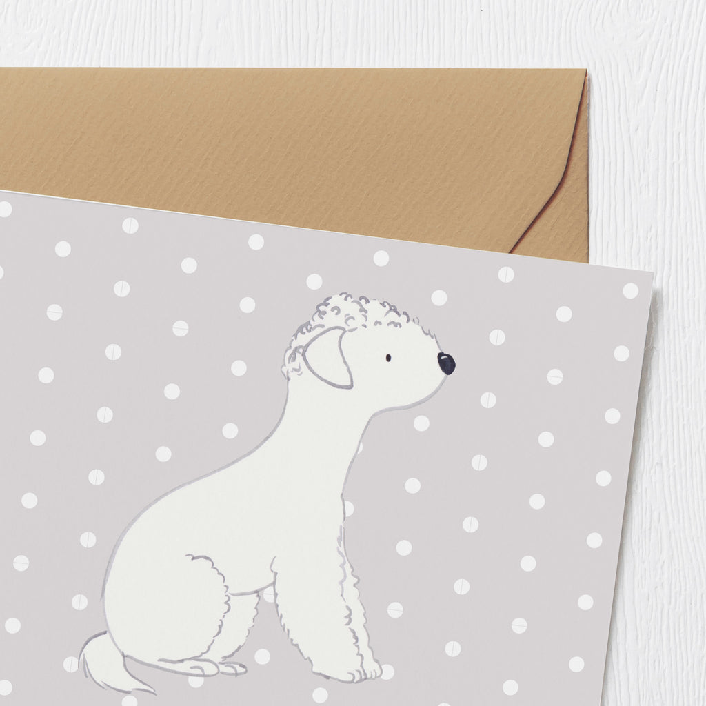 Personalisierte Deluxe Karte Bedlington Terrier Lebensretter Personalisierte Grußkarte, Personalisiertere Klappkarte, Personalisierte Einladungskarte, Personalisierte Glückwunschkarte, Personalisierte Hochzeitskarte, Personalisierte Geburtstagskarte, Grußkarte mit Namen, Grußkarte selber drucken, Grußkarte selbst gestalten, Grußkarte mit persönlichen Nachrichten, Grußkarte als Geldgeschenk, Grußkarten personalisiert, Personalisierte Karte, Hund, Hunderasse, Rassehund, Hundebesitzer, Geschenk, Tierfreund, Schenken, Welpe, Bedlington Terrier, Terrier