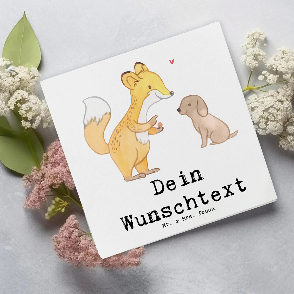 Personalisierte Deluxe Karte Fuchs Hundetraining Personalisierte Grußkarte, Personalisiertere Klappkarte, Personalisierte Einladungskarte, Personalisierte Glückwunschkarte, Personalisierte Hochzeitskarte, Personalisierte Geburtstagskarte, Grußkarte mit Namen, Grußkarte selber drucken, Grußkarte selbst gestalten, Grußkarte mit persönlichen Nachrichten, Grußkarte als Geldgeschenk, Grußkarten personalisiert, Personalisierte Karte, Geschenk, Sport, Sportart, Hobby, Schenken, Danke, Dankeschön, Auszeichnung, Gewinn, Sportler, Hundetraining, Hundeerziehung, Hundeschule, Welpenschule, Hundeprüfung