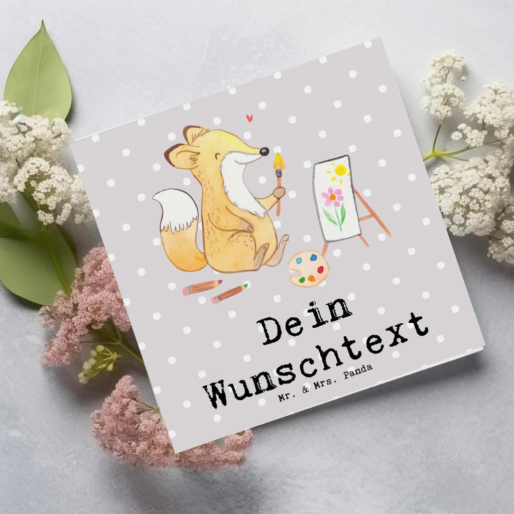 Personalisierte Deluxe Karte Fuchs  Malen Personalisierte Grußkarte, Personalisiertere Klappkarte, Personalisierte Einladungskarte, Personalisierte Glückwunschkarte, Personalisierte Hochzeitskarte, Personalisierte Geburtstagskarte, Grußkarte mit Namen, Grußkarte selber drucken, Grußkarte selbst gestalten, Grußkarte mit persönlichen Nachrichten, Grußkarte als Geldgeschenk, Grußkarten personalisiert, Personalisierte Karte, Geschenk, Sport, Sportart, Hobby, Schenken, Danke, Dankeschön, Auszeichnung, Gewinn, Sportler, Malen, Zeichnen, Hobbyzeichner, Künstler, Künstlerin