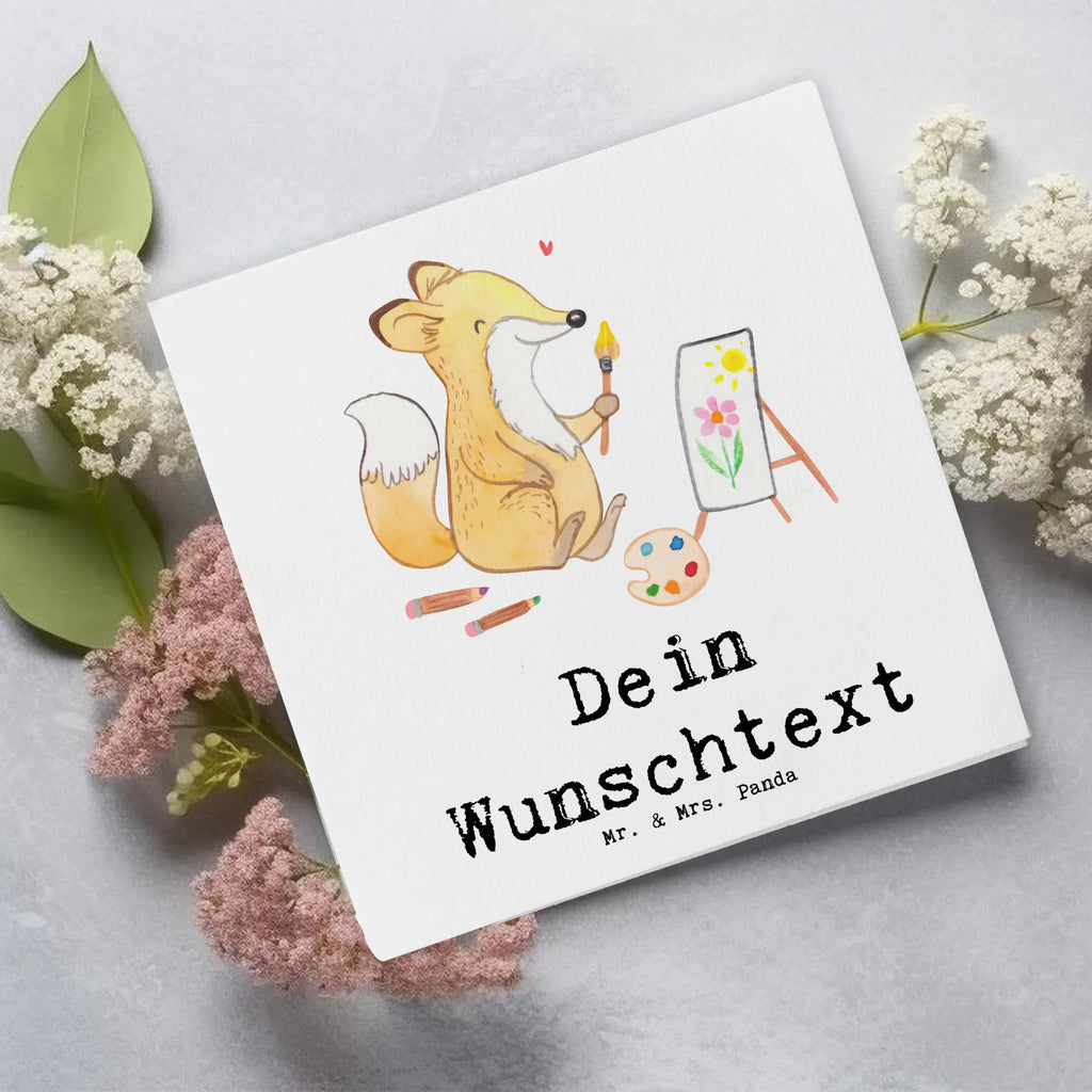 Personalisierte Deluxe Karte Fuchs  Malen Personalisierte Grußkarte, Personalisiertere Klappkarte, Personalisierte Einladungskarte, Personalisierte Glückwunschkarte, Personalisierte Hochzeitskarte, Personalisierte Geburtstagskarte, Grußkarte mit Namen, Grußkarte selber drucken, Grußkarte selbst gestalten, Grußkarte mit persönlichen Nachrichten, Grußkarte als Geldgeschenk, Grußkarten personalisiert, Personalisierte Karte, Geschenk, Sport, Sportart, Hobby, Schenken, Danke, Dankeschön, Auszeichnung, Gewinn, Sportler, Malen, Zeichnen, Hobbyzeichner, Künstler, Künstlerin