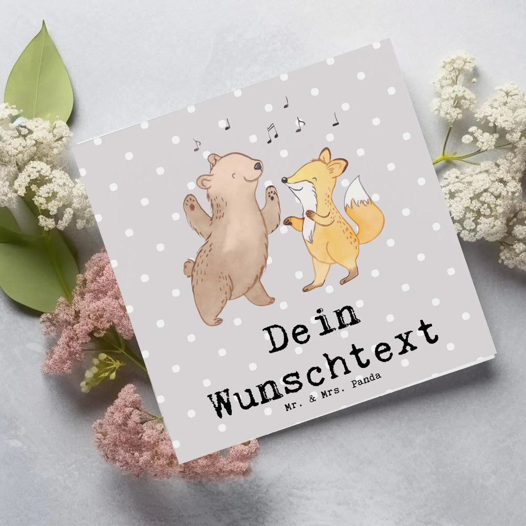 Personalisierte Deluxe Karte Hase Tanzen Personalisierte Grußkarte, Personalisiertere Klappkarte, Personalisierte Einladungskarte, Personalisierte Glückwunschkarte, Personalisierte Hochzeitskarte, Personalisierte Geburtstagskarte, Grußkarte mit Namen, Grußkarte selber drucken, Grußkarte selbst gestalten, Grußkarte mit persönlichen Nachrichten, Grußkarte als Geldgeschenk, Grußkarten personalisiert, Personalisierte Karte, Geschenk, Sport, Sportart, Hobby, Schenken, Danke, Dankeschön, Auszeichnung, Gewinn, Sportler, Tanzen, tanzen gehen, Tanzschule, Tanzkurs