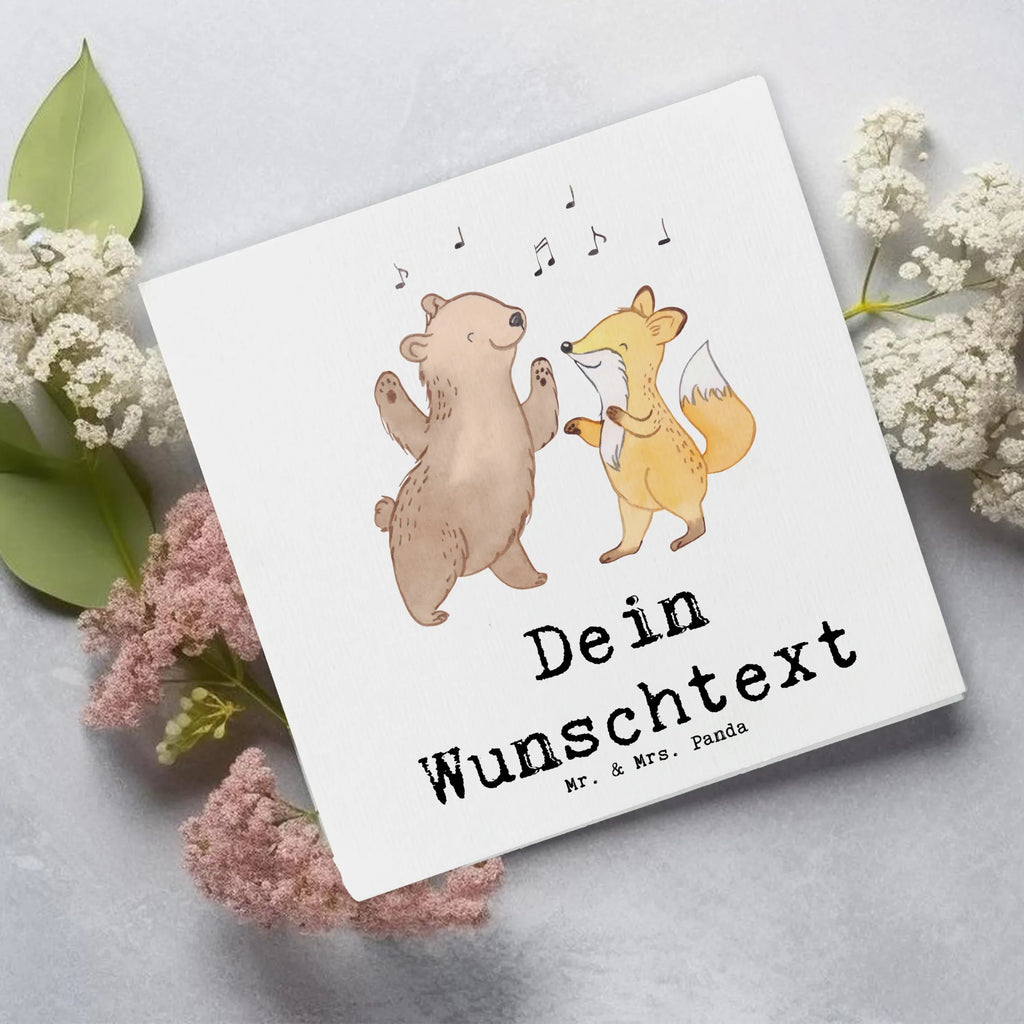 Personalisierte Deluxe Karte Hase Tanzen Personalisierte Grußkarte, Personalisiertere Klappkarte, Personalisierte Einladungskarte, Personalisierte Glückwunschkarte, Personalisierte Hochzeitskarte, Personalisierte Geburtstagskarte, Grußkarte mit Namen, Grußkarte selber drucken, Grußkarte selbst gestalten, Grußkarte mit persönlichen Nachrichten, Grußkarte als Geldgeschenk, Grußkarten personalisiert, Personalisierte Karte, Geschenk, Sport, Sportart, Hobby, Schenken, Danke, Dankeschön, Auszeichnung, Gewinn, Sportler, Tanzen, tanzen gehen, Tanzschule, Tanzkurs