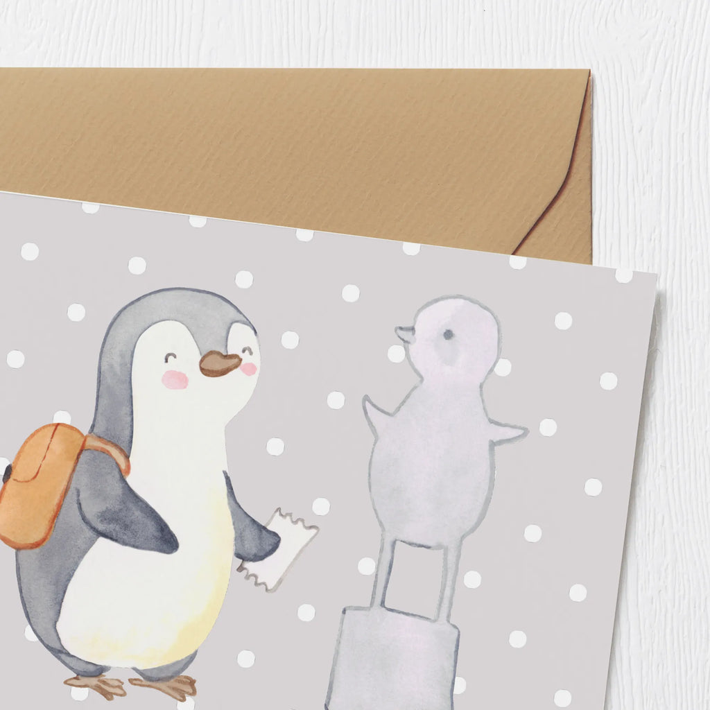 Personalisierte Deluxe Karte Pinguin Museum besuchen Personalisierte Grußkarte, Personalisiertere Klappkarte, Personalisierte Einladungskarte, Personalisierte Glückwunschkarte, Personalisierte Hochzeitskarte, Personalisierte Geburtstagskarte, Grußkarte mit Namen, Grußkarte selber drucken, Grußkarte selbst gestalten, Grußkarte mit persönlichen Nachrichten, Grußkarte als Geldgeschenk, Grußkarten personalisiert, Personalisierte Karte, Geschenk, Sport, Sportart, Hobby, Schenken, Danke, Dankeschön, Auszeichnung, Gewinn, Sportler, Museum besuchen, Museen