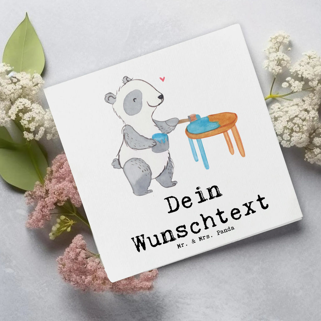 Personalisierte Deluxe Karte Panda Möbel restaurieren Personalisierte Grußkarte, Personalisiertere Klappkarte, Personalisierte Einladungskarte, Personalisierte Glückwunschkarte, Personalisierte Hochzeitskarte, Personalisierte Geburtstagskarte, Grußkarte mit Namen, Grußkarte selber drucken, Grußkarte selbst gestalten, Grußkarte mit persönlichen Nachrichten, Grußkarte als Geldgeschenk, Grußkarten personalisiert, Personalisierte Karte, Geschenk, Sport, Sportart, Hobby, Schenken, Danke, Dankeschön, Auszeichnung, Gewinn, Sportler, Möbel restaurieren, antike Möbel restaurieren, Handwerk, Restaurator