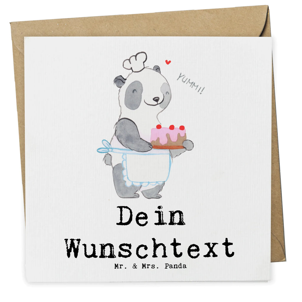 Personalisierte Deluxe Karte Panda Backen Personalisierte Grußkarte, Personalisiertere Klappkarte, Personalisierte Einladungskarte, Personalisierte Glückwunschkarte, Personalisierte Hochzeitskarte, Personalisierte Geburtstagskarte, Grußkarte mit Namen, Grußkarte selber drucken, Grußkarte selbst gestalten, Grußkarte mit persönlichen Nachrichten, Grußkarte als Geldgeschenk, Grußkarten personalisiert, Personalisierte Karte, Geschenk, Sport, Sportart, Hobby, Schenken, Danke, Dankeschön, Auszeichnung, Gewinn, Sportler, backen, Hobbybäcker, Kuchen backen