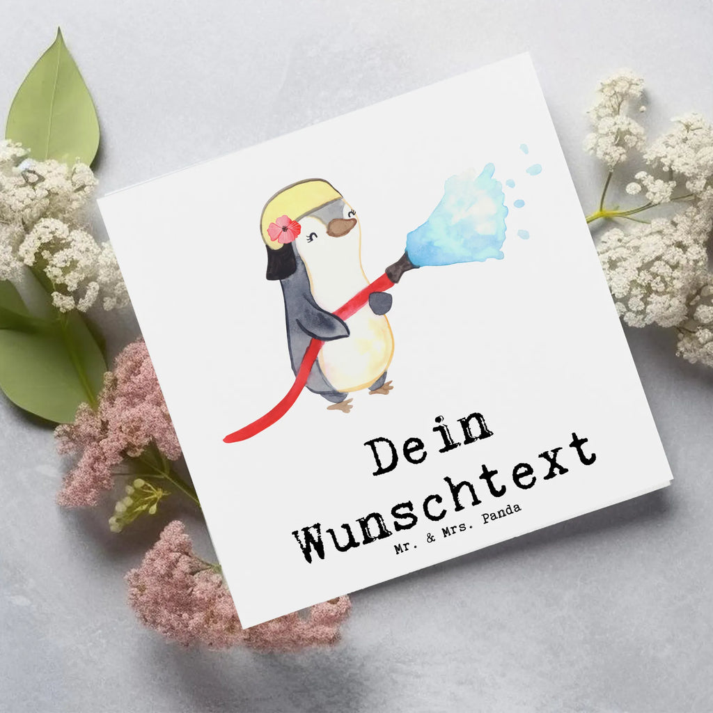 Personalisierte Deluxe Karte Feuerwehrfrau Herz Personalisierte Grußkarte, Personalisiertere Klappkarte, Personalisierte Einladungskarte, Personalisierte Glückwunschkarte, Personalisierte Hochzeitskarte, Personalisierte Geburtstagskarte, Grußkarte mit Namen, Grußkarte selber drucken, Grußkarte selbst gestalten, Grußkarte mit persönlichen Nachrichten, Grußkarte als Geldgeschenk, Grußkarten personalisiert, Personalisierte Karte, Beruf, Ausbildung, Jubiläum, Abschied, Rente, Kollege, Kollegin, Geschenk, Schenken, Arbeitskollege, Mitarbeiter, Firma, Danke, Dankeschön, Feuerwehrfrau, Feuerwehrhauptfrau, Brandschutz, Feuerwehr, freiwillige Feuerwehr