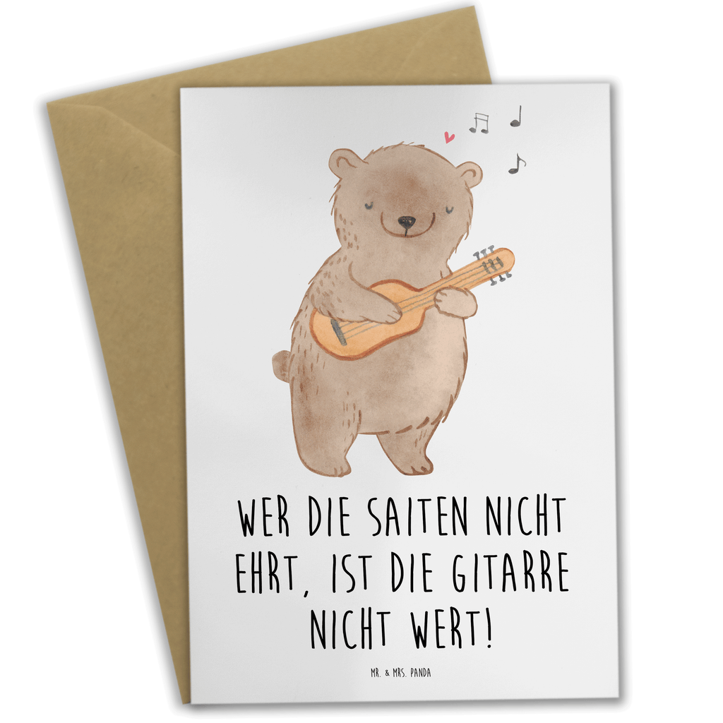 Grußkarte Gitarre Wert Grußkarte, Klappkarte, Einladungskarte, Glückwunschkarte, Hochzeitskarte, Geburtstagskarte, Karte, Ansichtskarten, Instrumente, Geschenke Musiker, Musikliebhaber