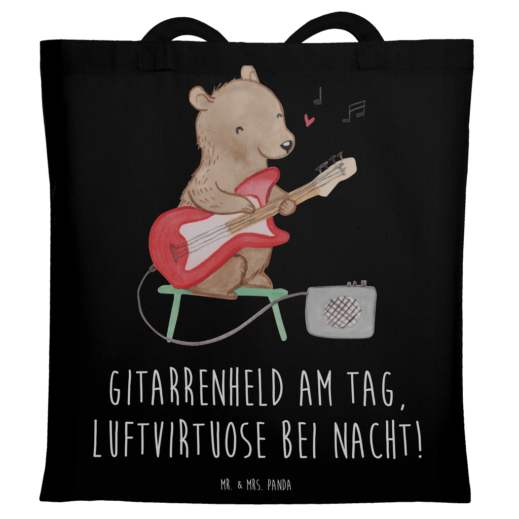 Tragetasche Gitarrenheld Beuteltasche, Beutel, Einkaufstasche, Jutebeutel, Stoffbeutel, Tasche, Shopper, Umhängetasche, Strandtasche, Schultertasche, Stofftasche, Tragetasche, Badetasche, Jutetasche, Einkaufstüte, Laptoptasche, Instrumente, Geschenke Musiker, Musikliebhaber