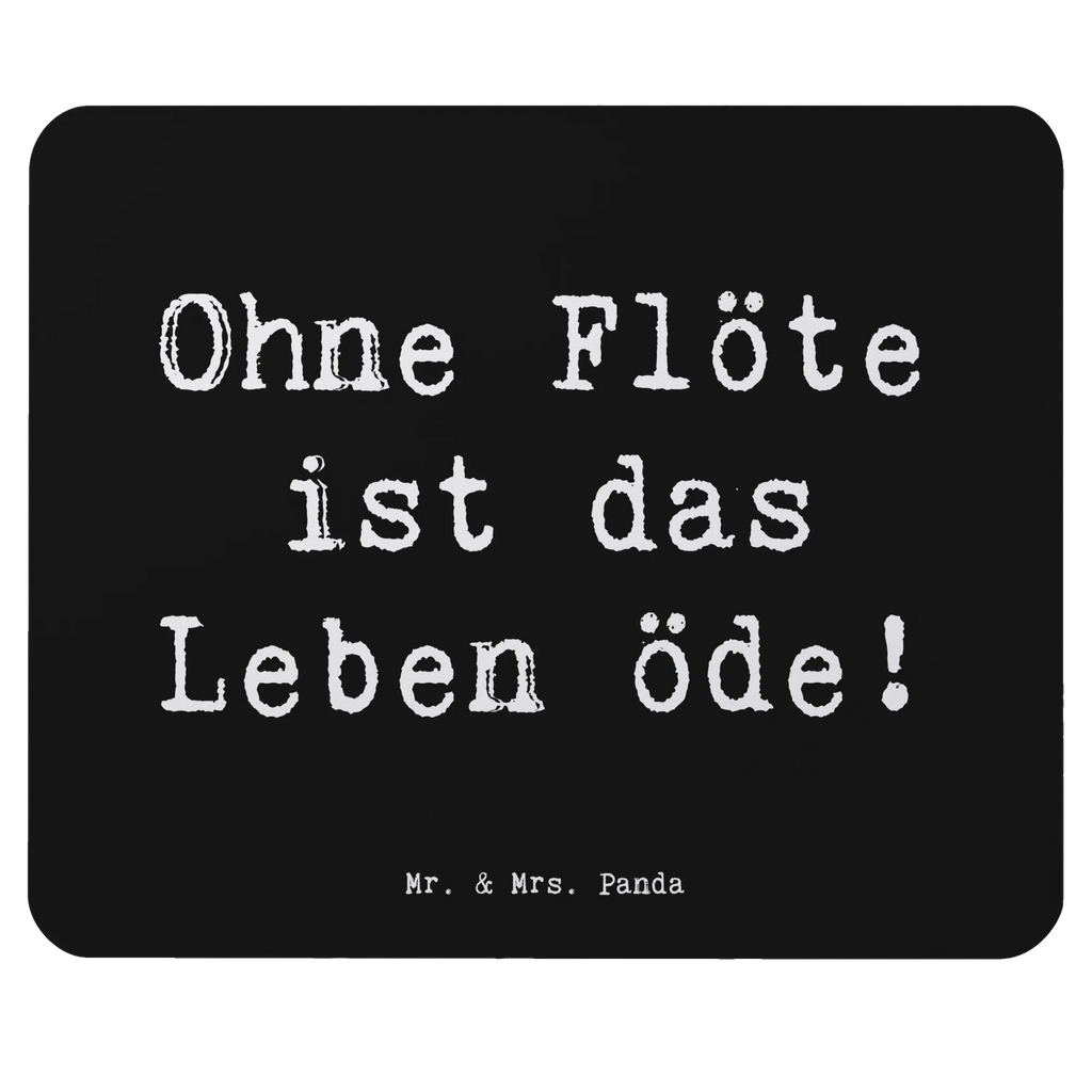 Mouse mat Saying Ohne Flöte ist das Leben öde! Mousepad, Computer zubehör, Büroausstattung, PC Zubehör, Arbeitszimmer, Mauspad, Einzigartiges Mauspad, Designer Mauspad, Mausunterlage, Mauspad Büro, Instrumente, Geschenke Musiker, Musikliebhaber
