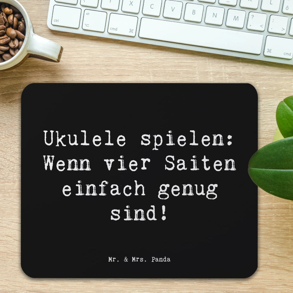 Mauspad Spruch Ukulele Freude Mousepad, Computer zubehör, Büroausstattung, PC Zubehör, Arbeitszimmer, Mauspad, Einzigartiges Mauspad, Designer Mauspad, Mausunterlage, Mauspad Büro, Instrumente, Geschenke Musiker, Musikliebhaber