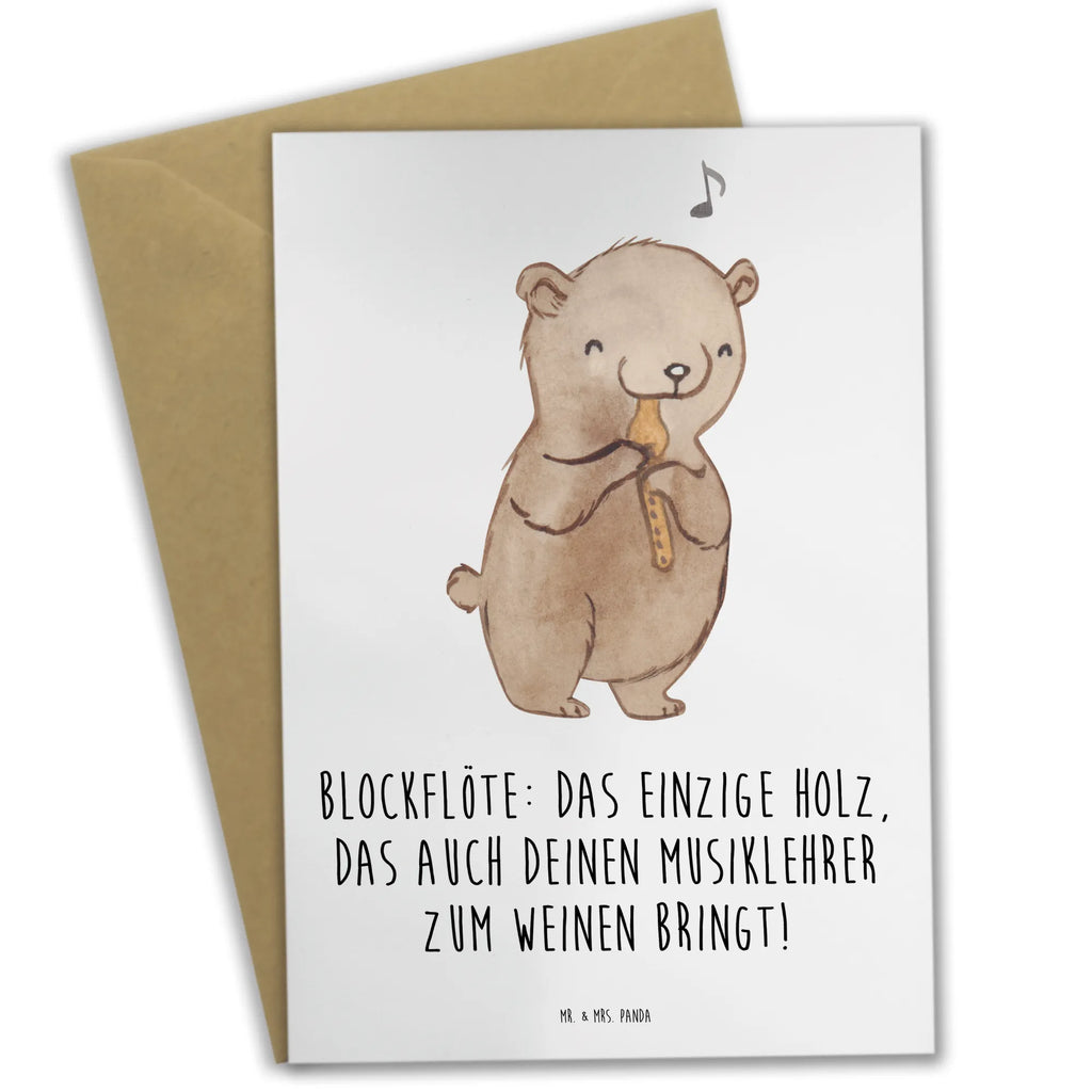 Grußkarte Blockflöte Humor Grußkarte, Klappkarte, Einladungskarte, Glückwunschkarte, Hochzeitskarte, Geburtstagskarte, Karte, Ansichtskarten, Instrumente, Geschenke Musiker, Musikliebhaber