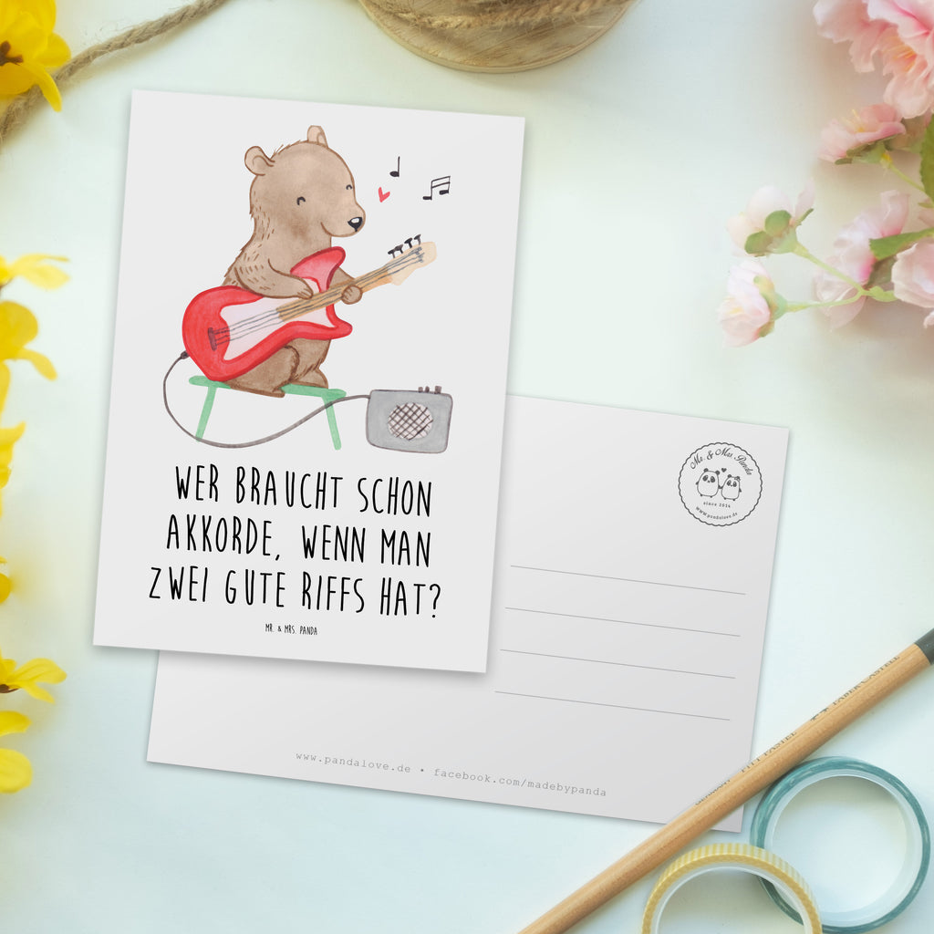 Postkarte E-Gitarre Zwei Riffs Postkarte, Karte, Geschenkkarte, Grußkarte, Einladung, Ansichtskarte, Geburtstagskarte, Einladungskarte, Dankeskarte, Ansichtskarten, Einladung Geburtstag, Einladungskarten Geburtstag, Instrumente, Geschenke Musiker, Musikliebhaber