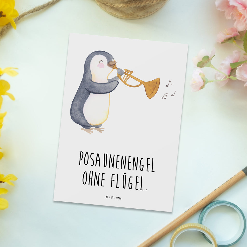 Postkarte Engel Posaune Postkarte, Karte, Geschenkkarte, Grußkarte, Einladung, Ansichtskarte, Geburtstagskarte, Einladungskarte, Dankeskarte, Ansichtskarten, Einladung Geburtstag, Einladungskarten Geburtstag, Instrumente, Geschenke Musiker, Musikliebhaber