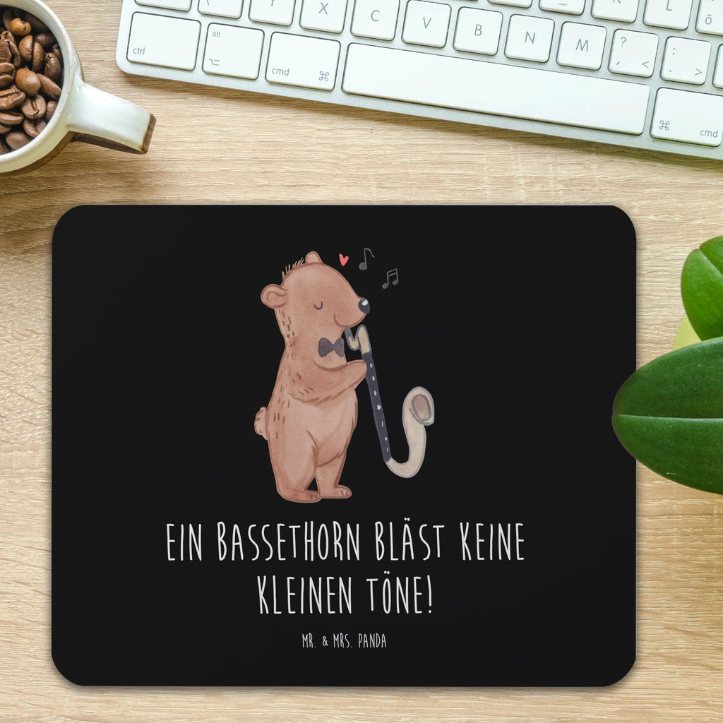 Mauspad Ein Bassethorn bläst keine kleinen Töne! Mousepad, Computer zubehör, Büroausstattung, PC Zubehör, Arbeitszimmer, Mauspad, Einzigartiges Mauspad, Designer Mauspad, Mausunterlage, Mauspad Büro, Instrumente, Geschenke Musiker, Musikliebhaber