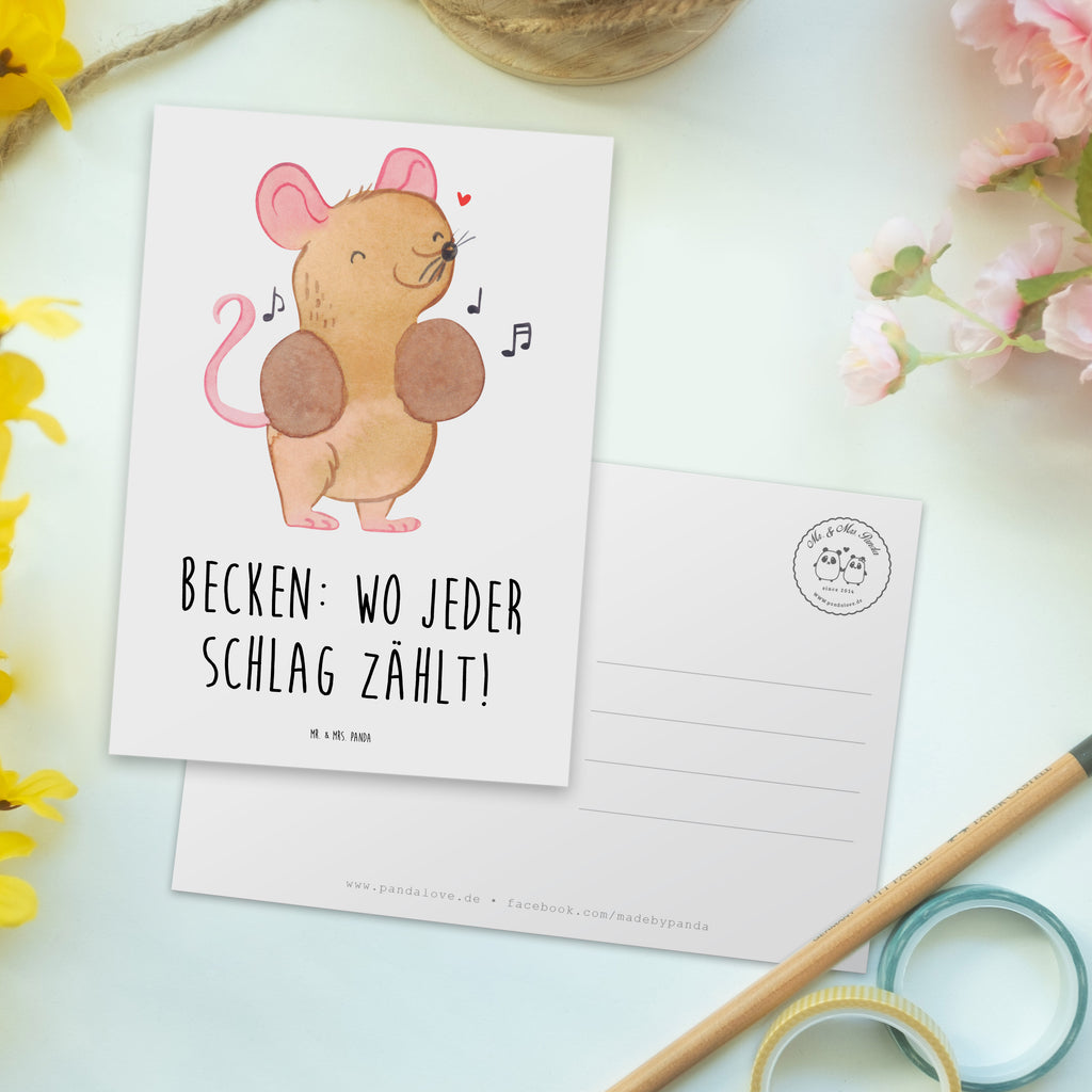 Postkarte Becken Postkarte, Karte, Geschenkkarte, Grußkarte, Einladung, Ansichtskarte, Geburtstagskarte, Einladungskarte, Dankeskarte, Ansichtskarten, Einladung Geburtstag, Einladungskarten Geburtstag, Instrumente, Geschenke Musiker, Musikliebhaber