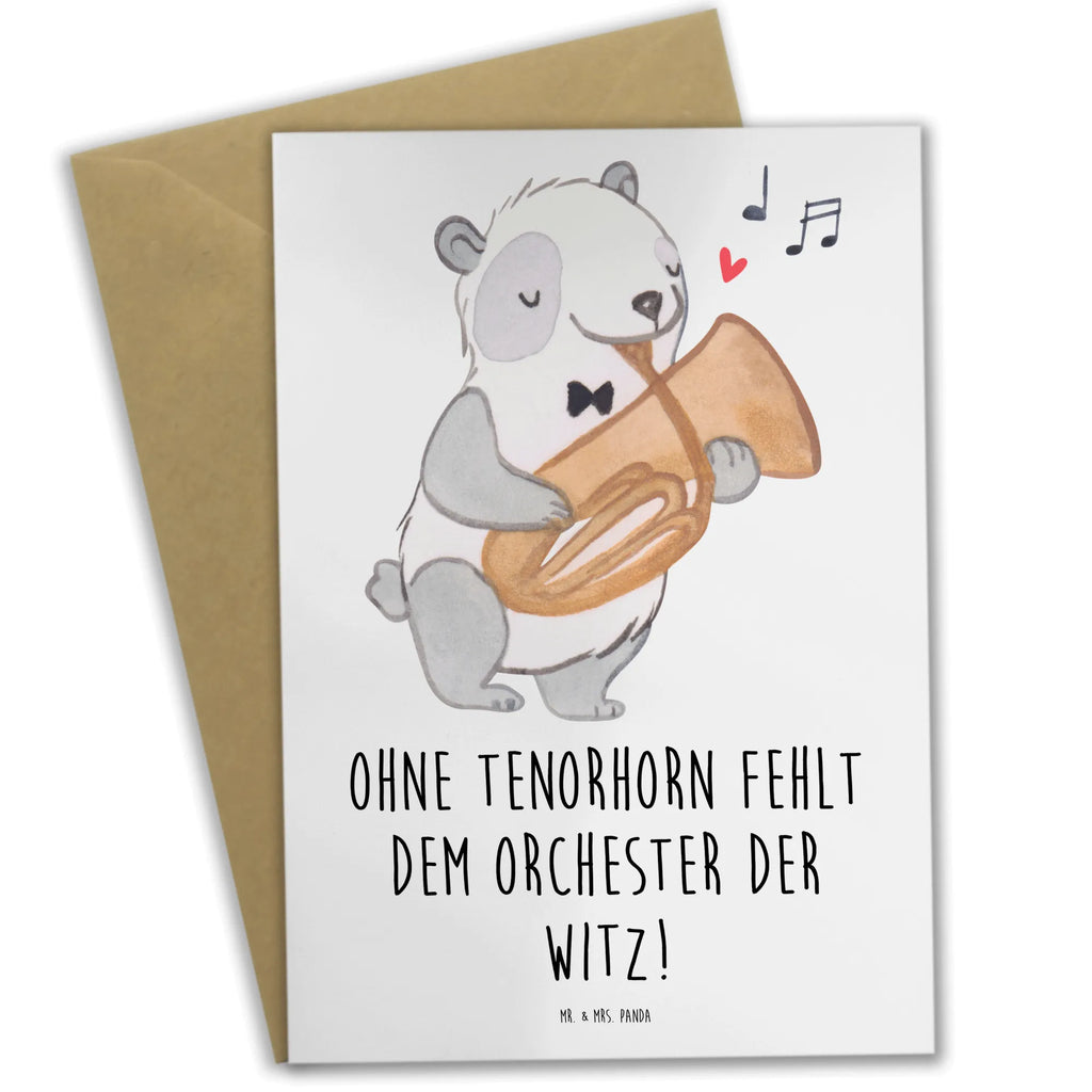 Grußkarte Tenorhorn Witz Grußkarte, Klappkarte, Einladungskarte, Glückwunschkarte, Hochzeitskarte, Geburtstagskarte, Karte, Ansichtskarten, Instrumente, Geschenke Musiker, Musikliebhaber