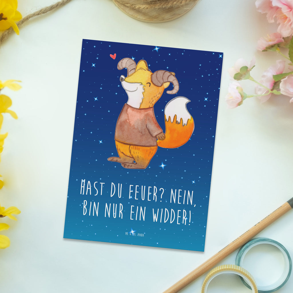 Postkarte Hast du Feuer? Nein, bin nur ein Widder! Postkarte, Karte, Geschenkkarte, Grußkarte, Einladung, Ansichtskarte, Geburtstagskarte, Einladungskarte, Dankeskarte, Ansichtskarten, Einladung Geburtstag, Einladungskarten Geburtstag, Tierkreiszeichen, Sternzeichen, Horoskop, Astrologie, Aszendent