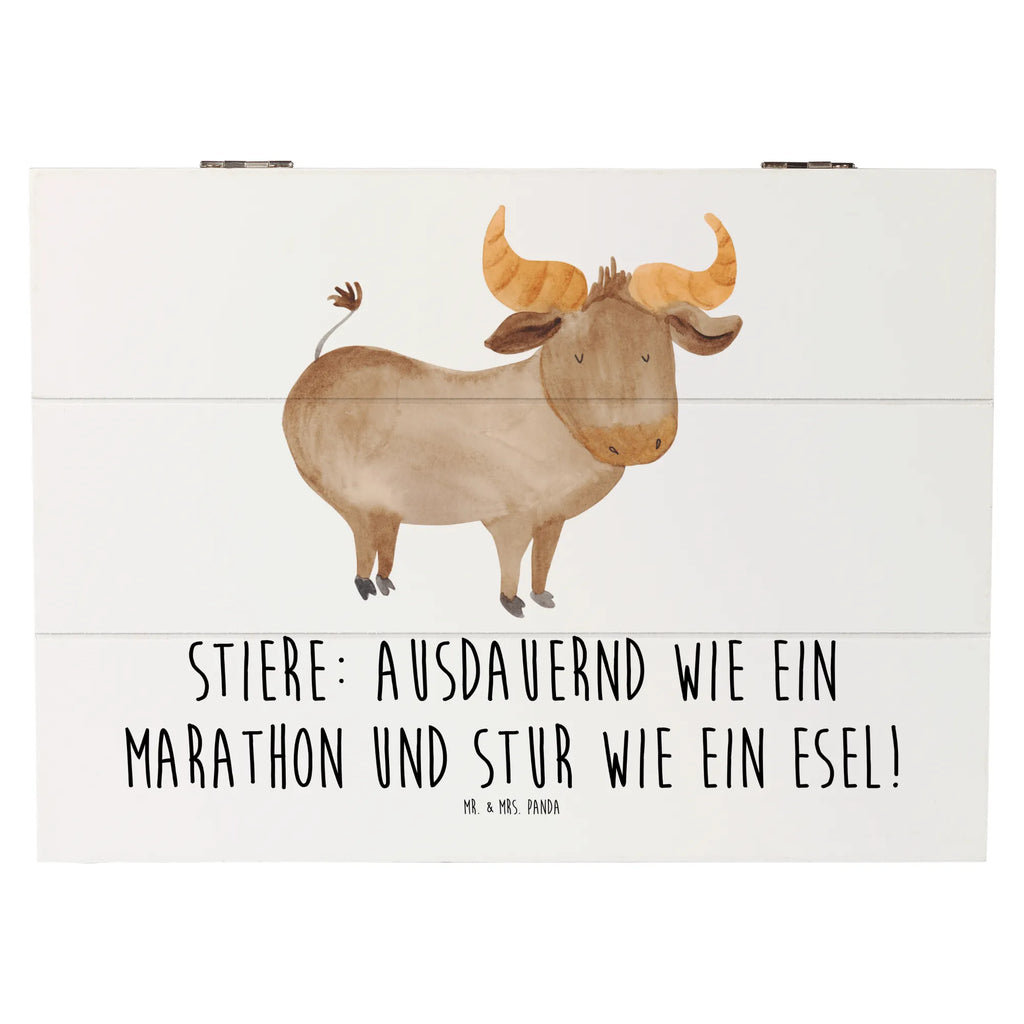 Holzkiste Starker Stier Holzkiste, Kiste, Schatzkiste, Truhe, Schatulle, XXL, Erinnerungsbox, Erinnerungskiste, Dekokiste, Aufbewahrungsbox, Geschenkbox, Geschenkdose, Tierkreiszeichen, Sternzeichen, Horoskop, Astrologie, Aszendent