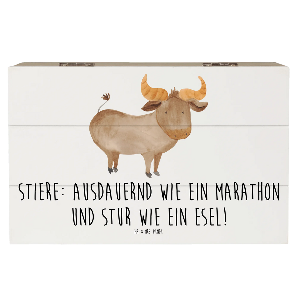 Holzkiste Starker Stier Holzkiste, Kiste, Schatzkiste, Truhe, Schatulle, XXL, Erinnerungsbox, Erinnerungskiste, Dekokiste, Aufbewahrungsbox, Geschenkbox, Geschenkdose, Tierkreiszeichen, Sternzeichen, Horoskop, Astrologie, Aszendent