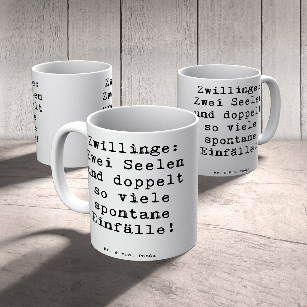 Tasse Spruch Zwillinge Abenteuer Tasse, Kaffeetasse, Teetasse, Becher, Kaffeebecher, Teebecher, Keramiktasse, Porzellantasse, Büro Tasse, Geschenk Tasse, Tasse Sprüche, Tasse Motive, Kaffeetassen, Tasse bedrucken, Designer Tasse, Cappuccino Tassen, Schöne Teetassen, Tierkreiszeichen, Sternzeichen, Horoskop, Astrologie, Aszendent