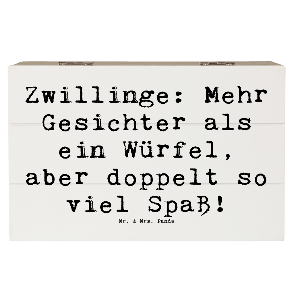 Holzkiste Spruch Zwillinge Spaß Holzkiste, Kiste, Schatzkiste, Truhe, Schatulle, XXL, Erinnerungsbox, Erinnerungskiste, Dekokiste, Aufbewahrungsbox, Geschenkbox, Geschenkdose, Tierkreiszeichen, Sternzeichen, Horoskop, Astrologie, Aszendent