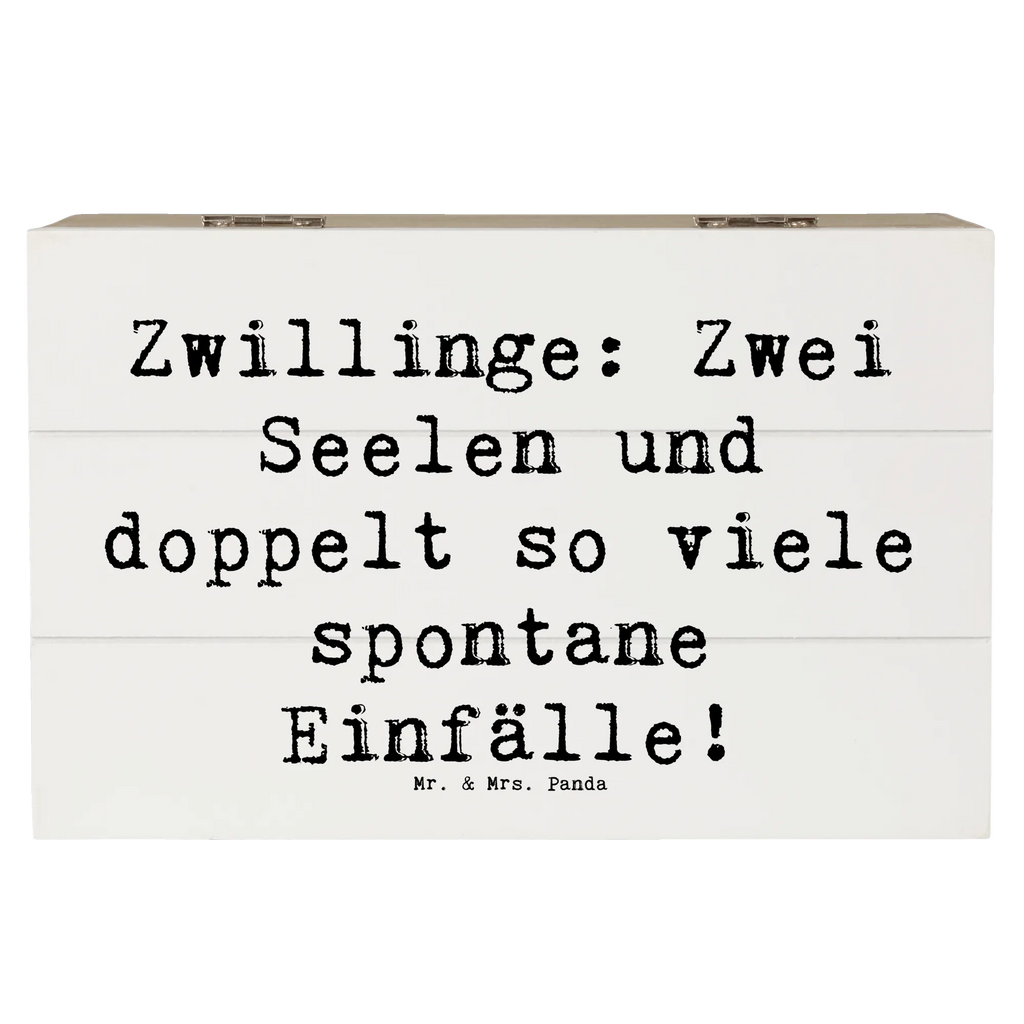 Holzkiste Spruch Zwillinge Abenteuer Holzkiste, Kiste, Schatzkiste, Truhe, Schatulle, XXL, Erinnerungsbox, Erinnerungskiste, Dekokiste, Aufbewahrungsbox, Geschenkbox, Geschenkdose, Tierkreiszeichen, Sternzeichen, Horoskop, Astrologie, Aszendent