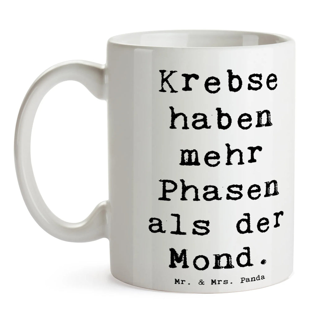 Tasse Spruch Krebs Phasen Tasse, Kaffeetasse, Teetasse, Becher, Kaffeebecher, Teebecher, Keramiktasse, Porzellantasse, Büro Tasse, Geschenk Tasse, Tasse Sprüche, Tasse Motive, Kaffeetassen, Tasse bedrucken, Designer Tasse, Cappuccino Tassen, Schöne Teetassen, Tierkreiszeichen, Sternzeichen, Horoskop, Astrologie, Aszendent