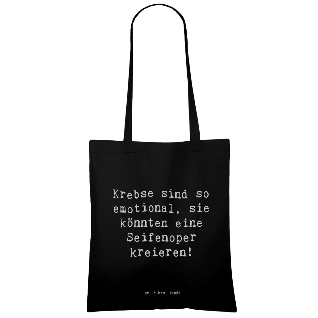 Tragetasche Spruch Emotionaler Krebs Beuteltasche, Beutel, Einkaufstasche, Jutebeutel, Stoffbeutel, Tasche, Shopper, Umhängetasche, Strandtasche, Schultertasche, Stofftasche, Tragetasche, Badetasche, Jutetasche, Einkaufstüte, Laptoptasche, Tierkreiszeichen, Sternzeichen, Horoskop, Astrologie, Aszendent