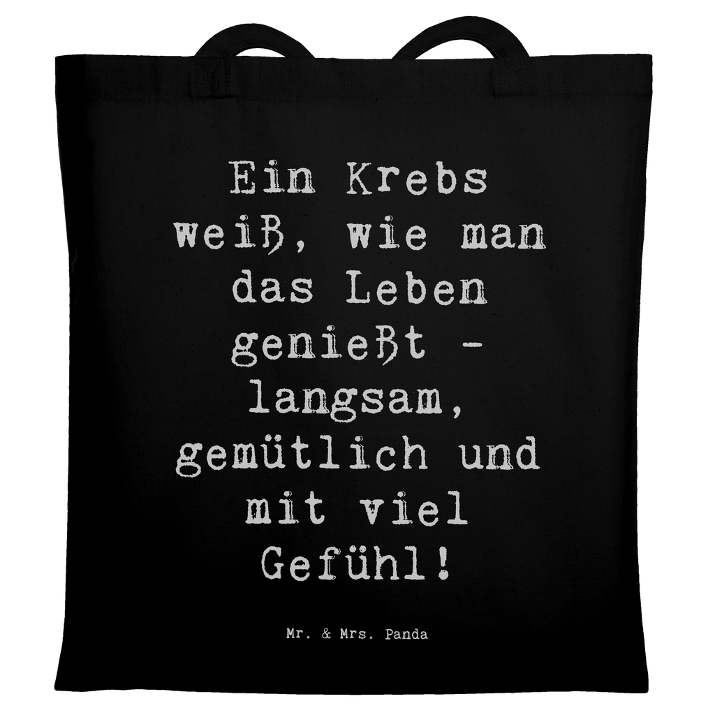 Tragetasche Spruch Krebs Genießer Beuteltasche, Beutel, Einkaufstasche, Jutebeutel, Stoffbeutel, Tasche, Shopper, Umhängetasche, Strandtasche, Schultertasche, Stofftasche, Tragetasche, Badetasche, Jutetasche, Einkaufstüte, Laptoptasche, Tierkreiszeichen, Sternzeichen, Horoskop, Astrologie, Aszendent