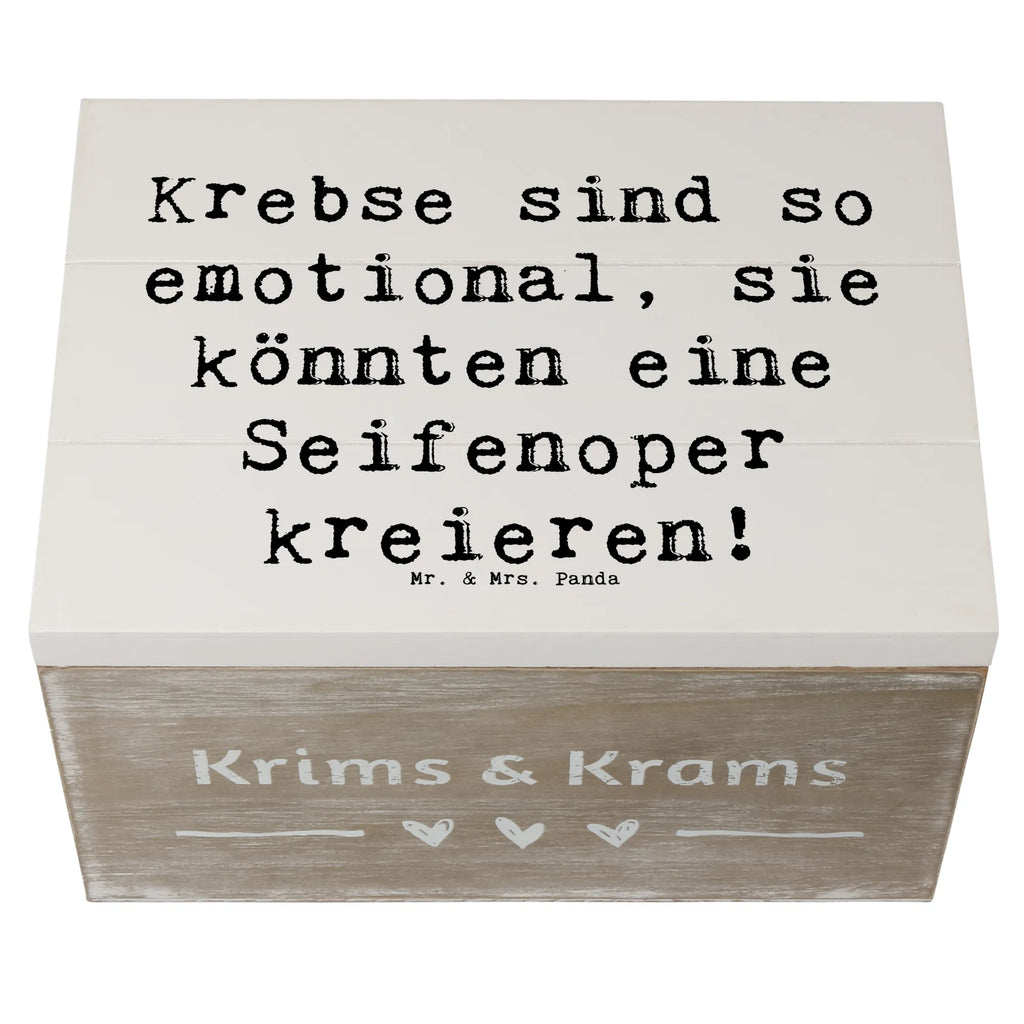 Holzkiste Spruch Emotionaler Krebs Holzkiste, Kiste, Schatzkiste, Truhe, Schatulle, XXL, Erinnerungsbox, Erinnerungskiste, Dekokiste, Aufbewahrungsbox, Geschenkbox, Geschenkdose, Tierkreiszeichen, Sternzeichen, Horoskop, Astrologie, Aszendent